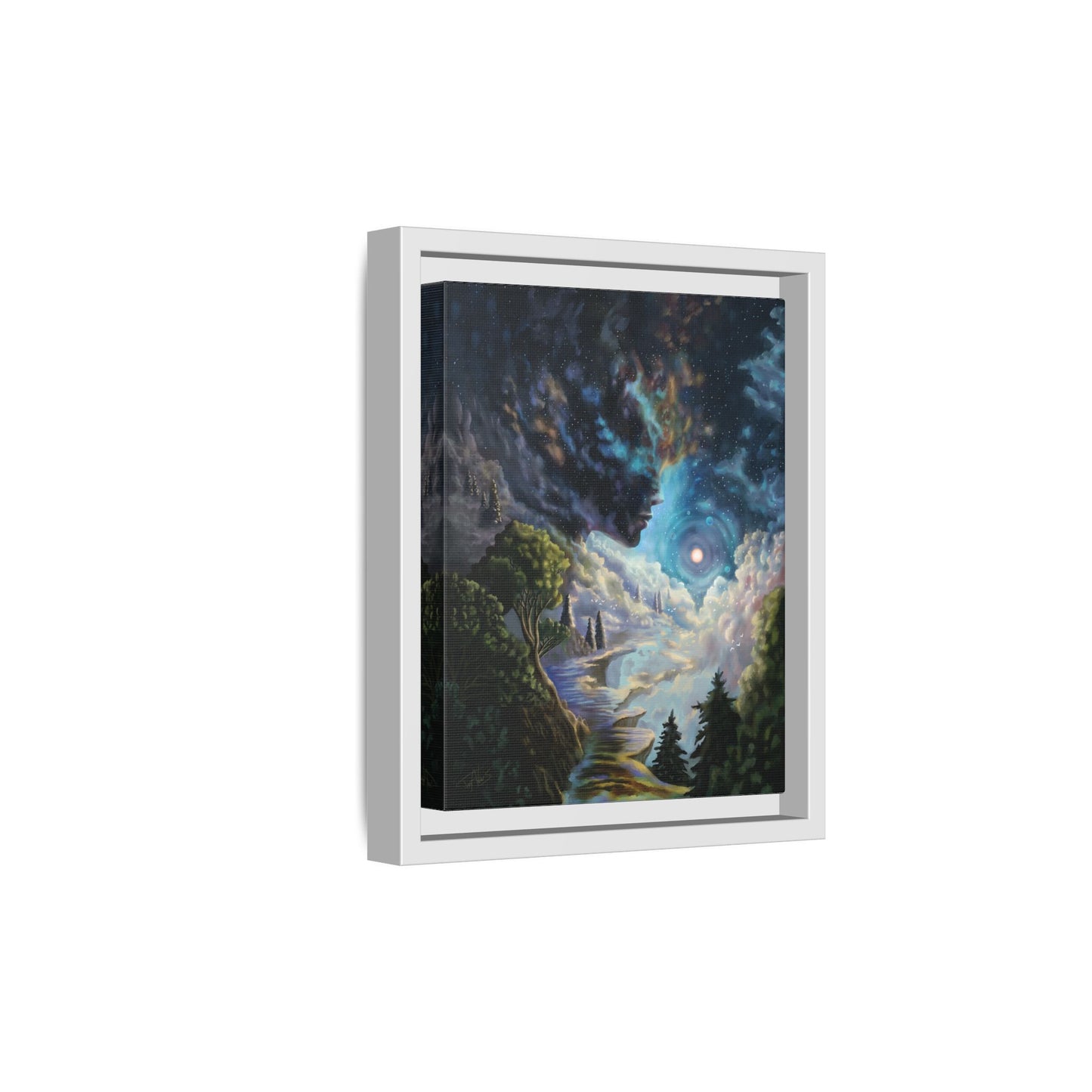 "Ascension" Framed canvas