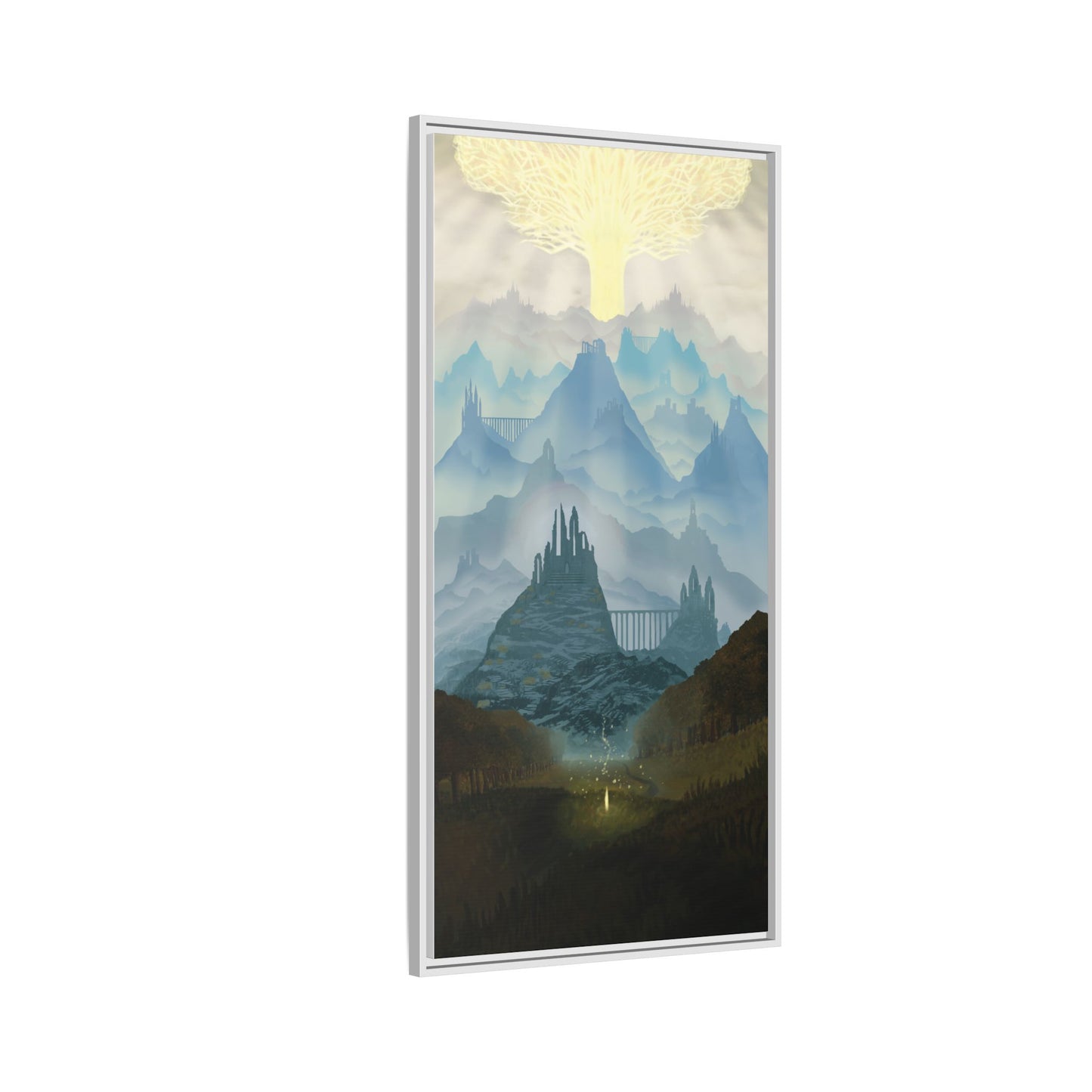 "Lands Between" Framed canvas