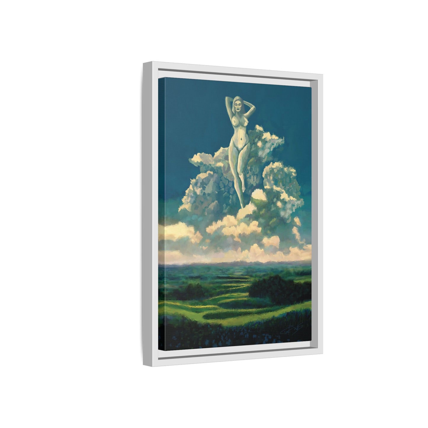 "Sky Dancer" Framed canvas