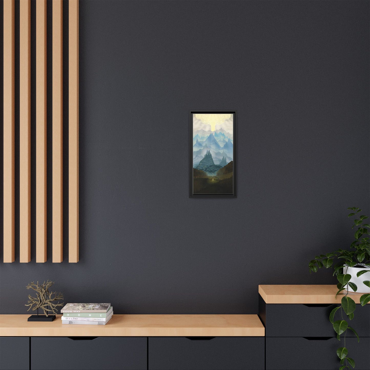 "Lands Between" Framed canvas