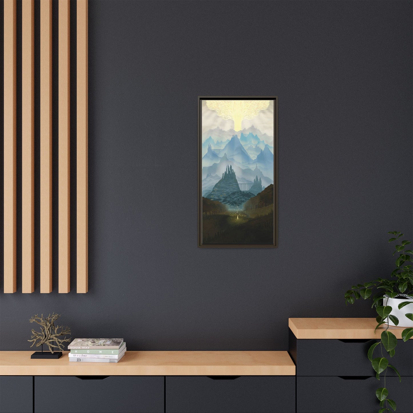 "Lands Between" Framed canvas