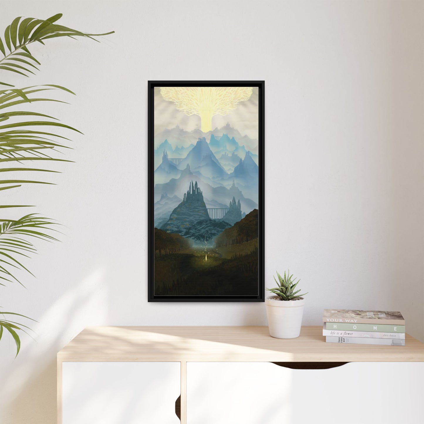 "Lands Between" Framed canvas