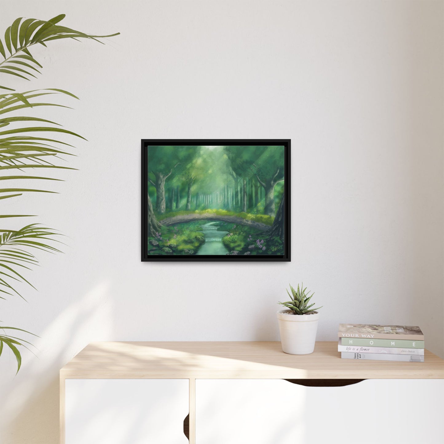"Lost Woods" Framed canvas
