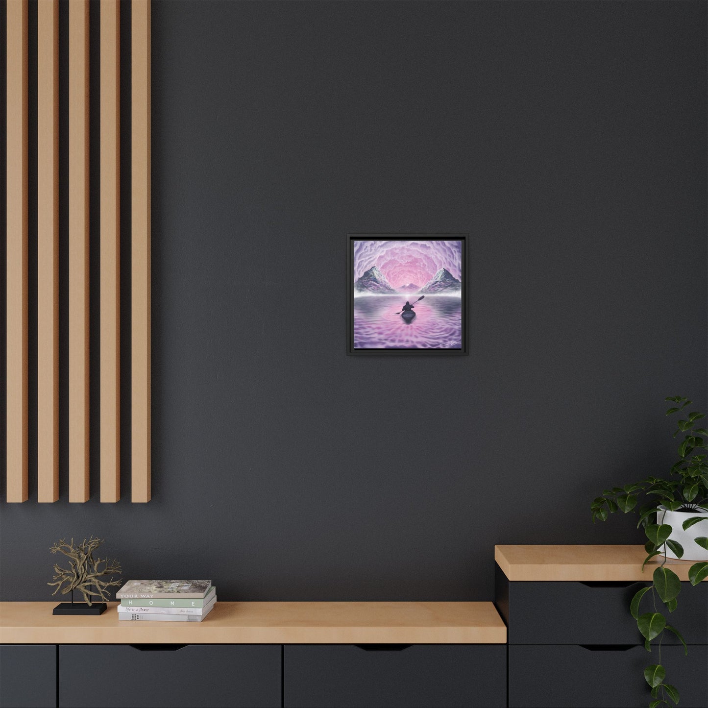 "Still Afloat" Framed canvas print