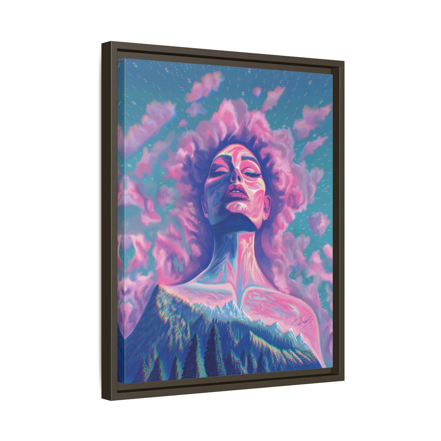 "Dusk" Framed canvas