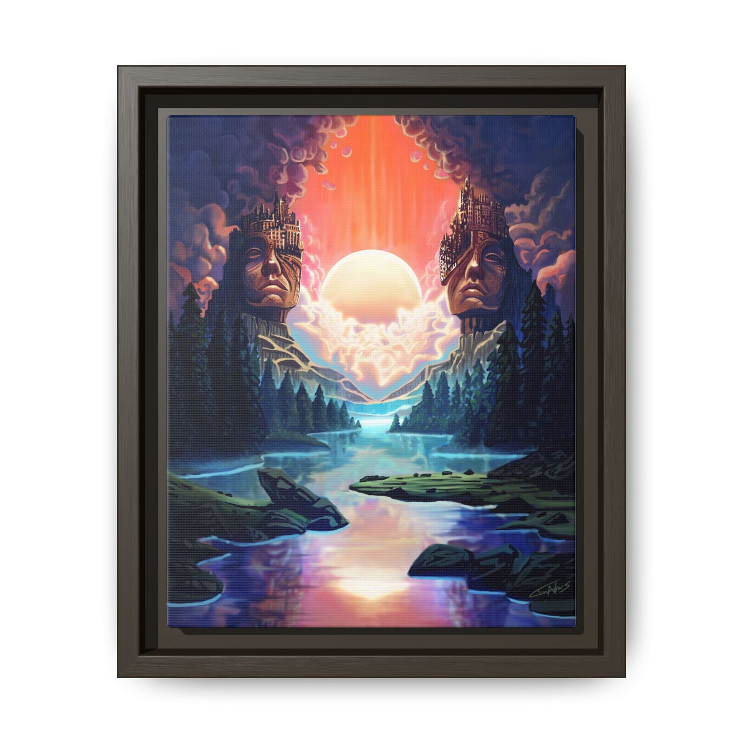 "Our Ruins" Framed canvas