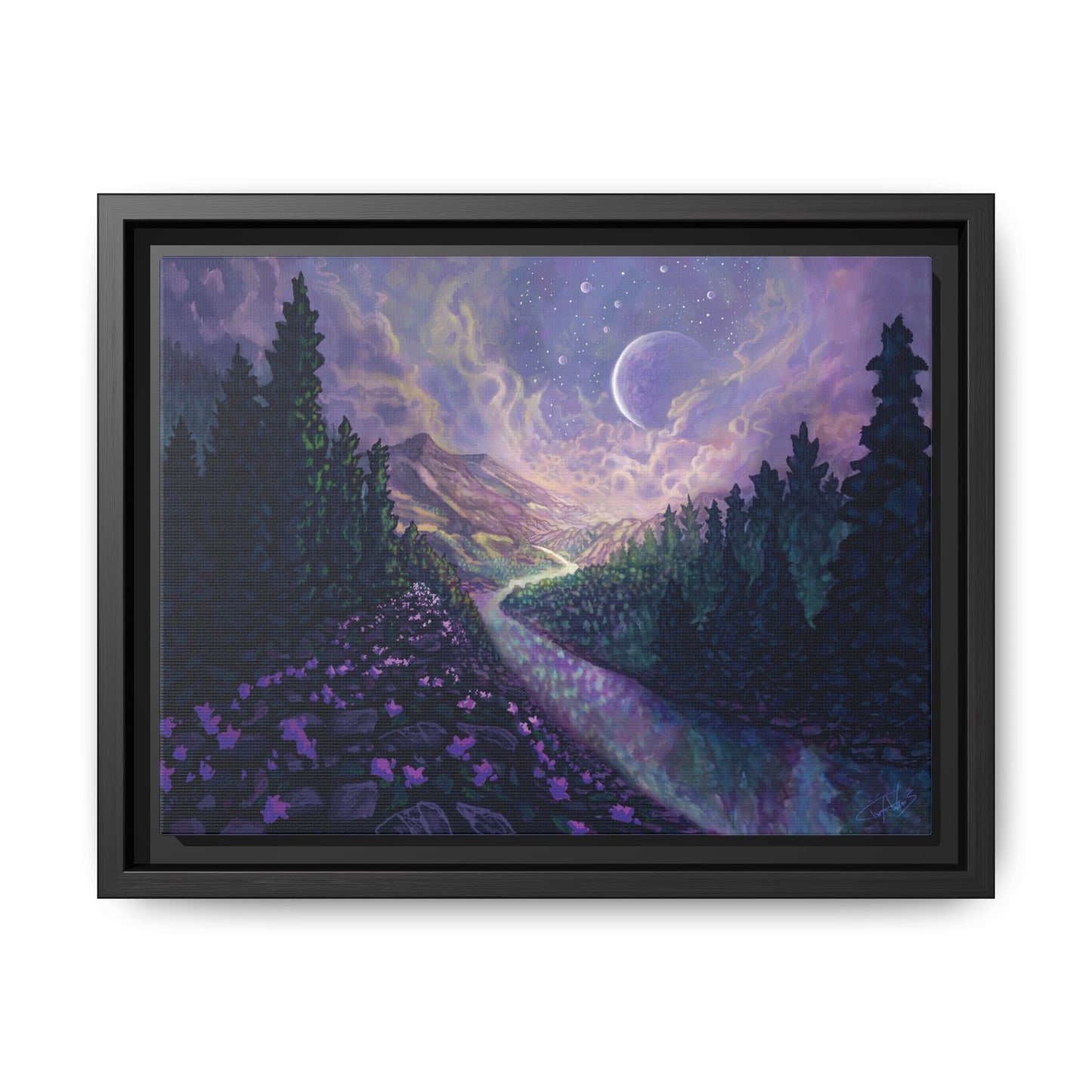 "Stella Nox" Framed canvas