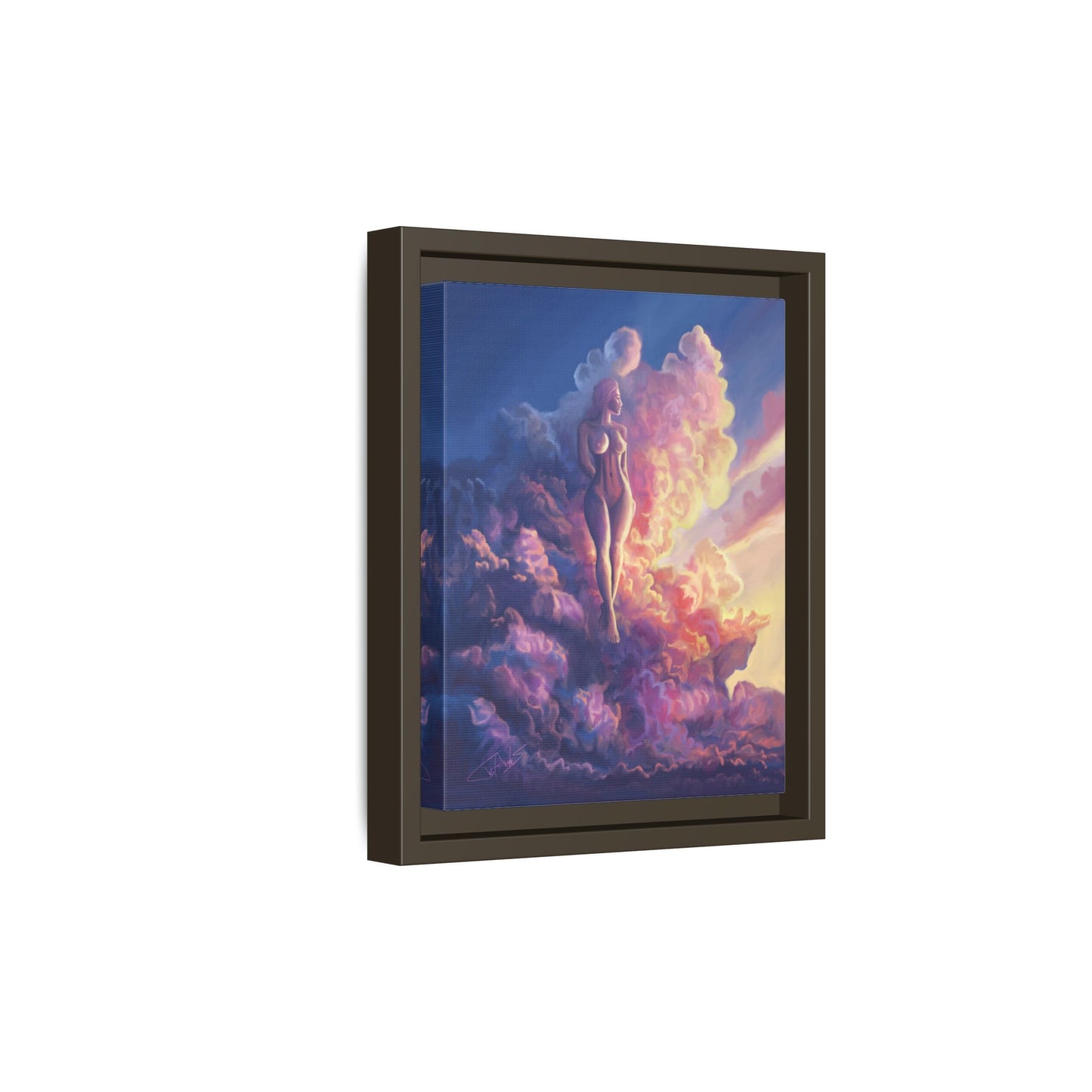 "Queen of Clouds" Framed canvas