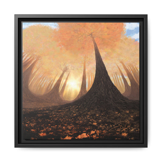 "Fall Painting" Framed canvas