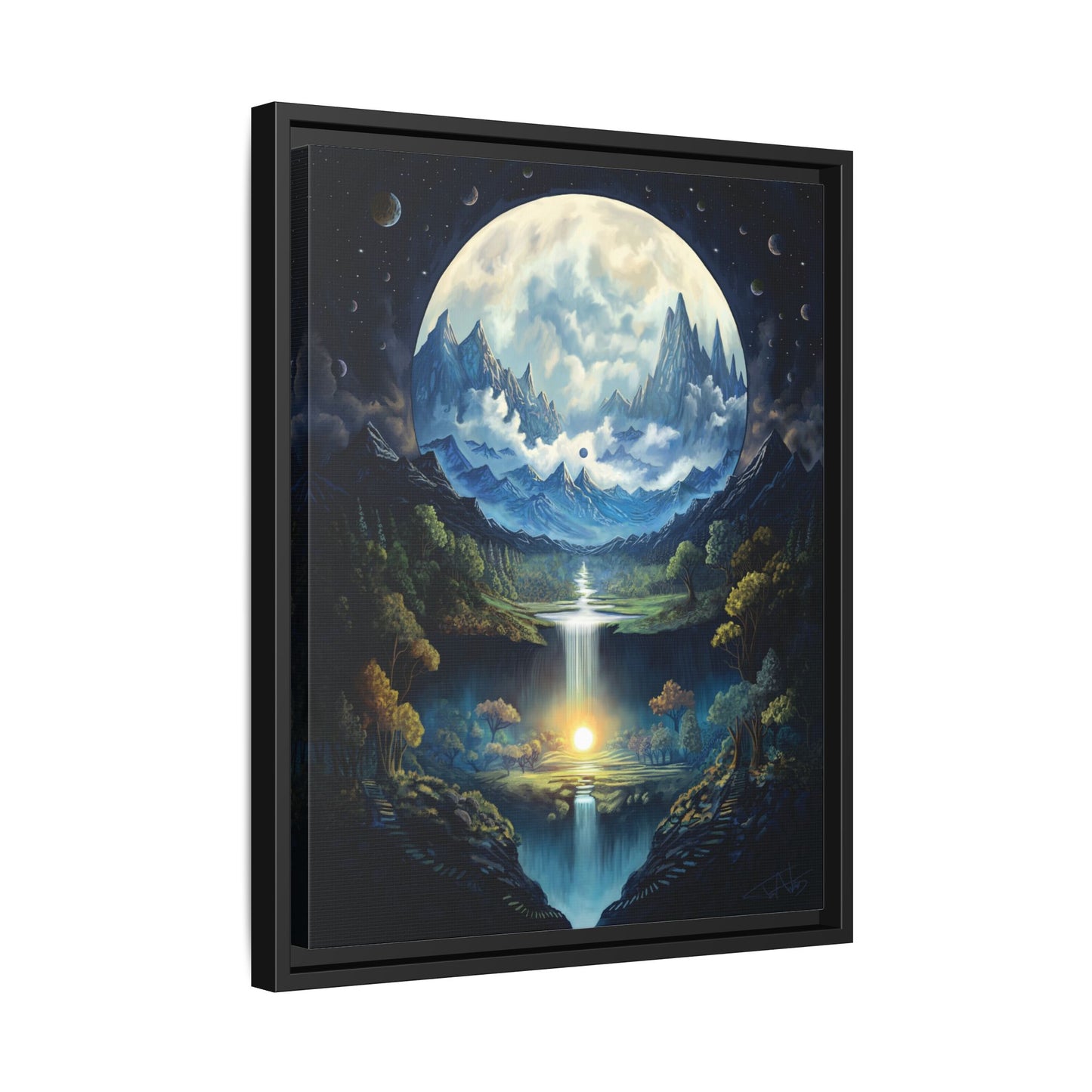 "First Light" Framed canvas