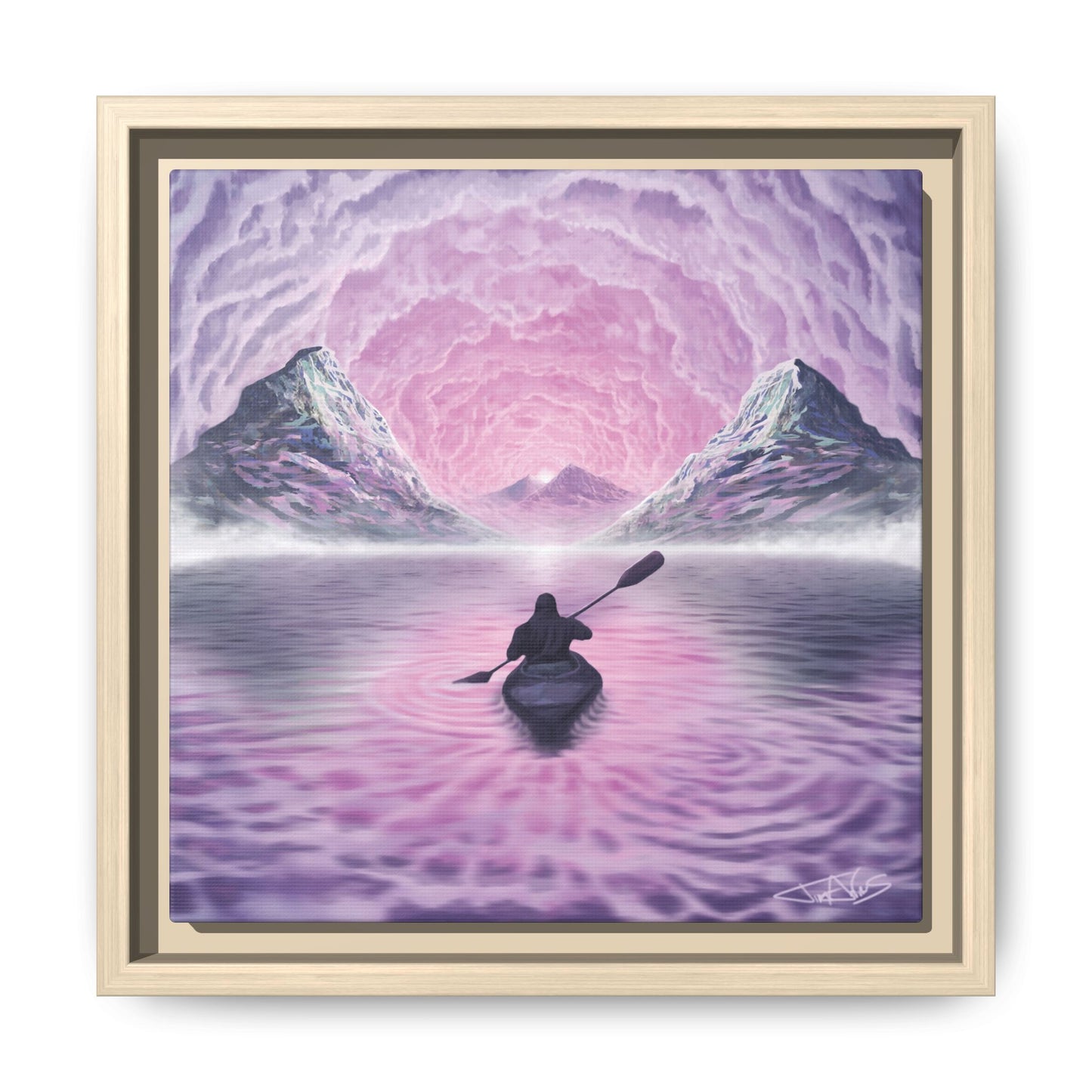 "Still Afloat" Framed canvas print