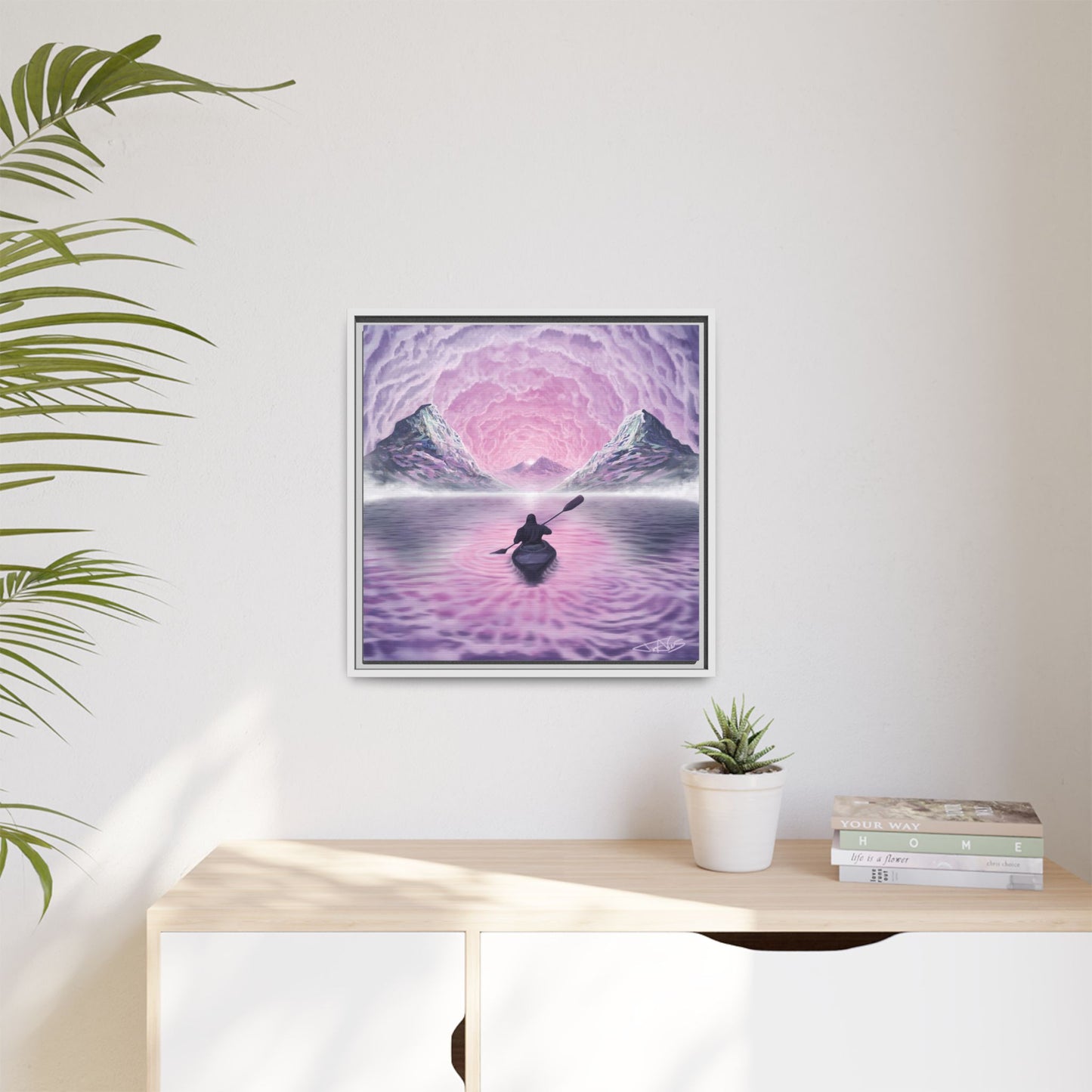 "Still Afloat" Framed canvas print