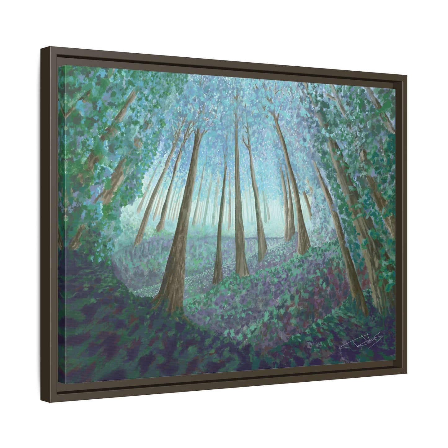 "Cathedral of Trees" Framed canvas