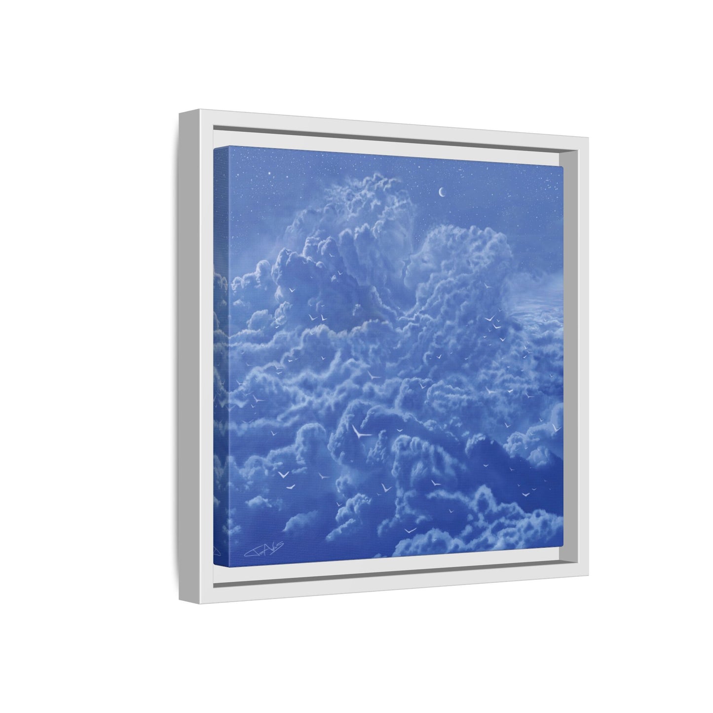 "Sky High" Framed canvas