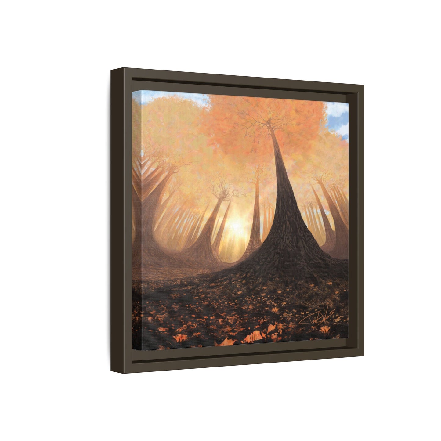 "Fall Painting" Framed canvas