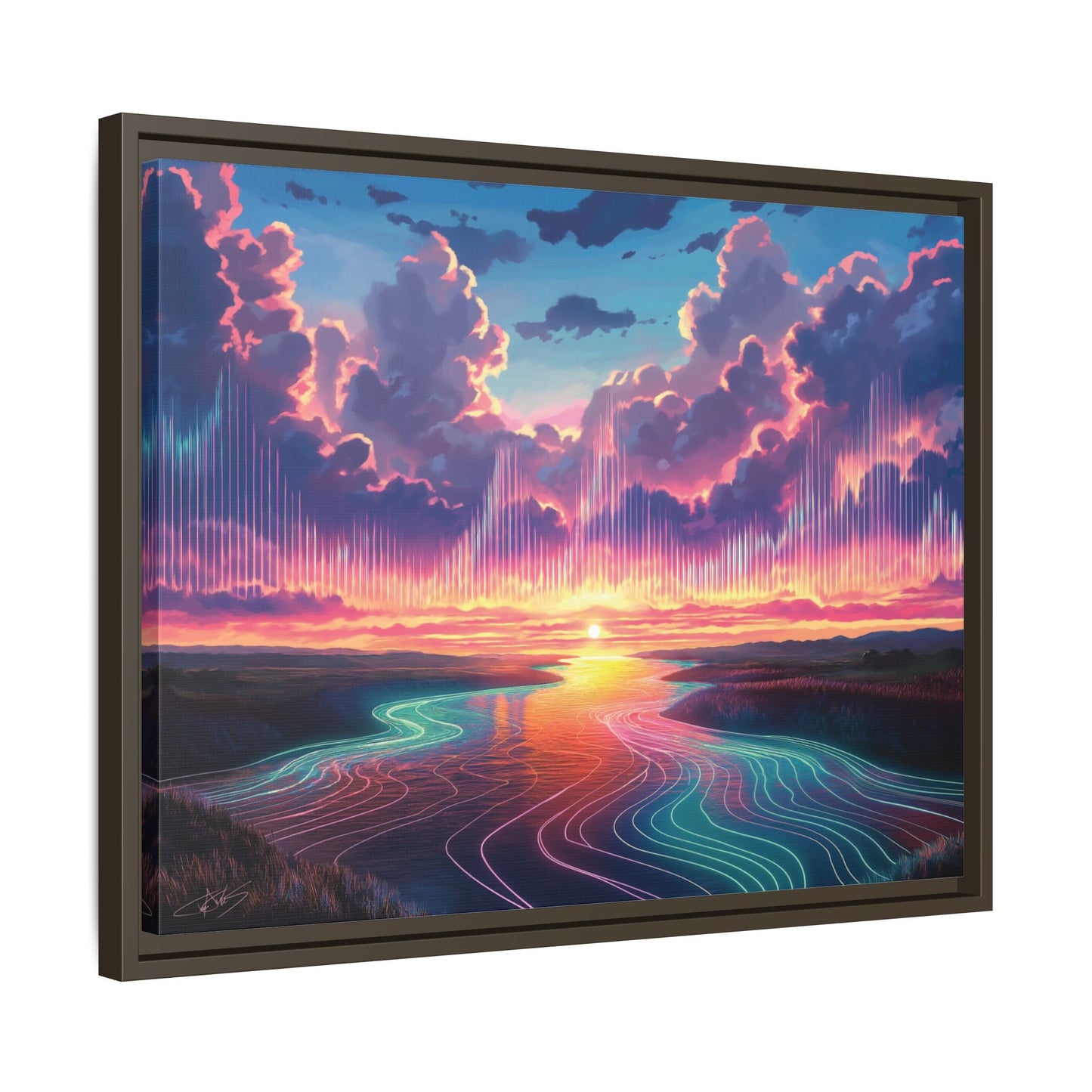 "Song of the Clouds" Framed canvas