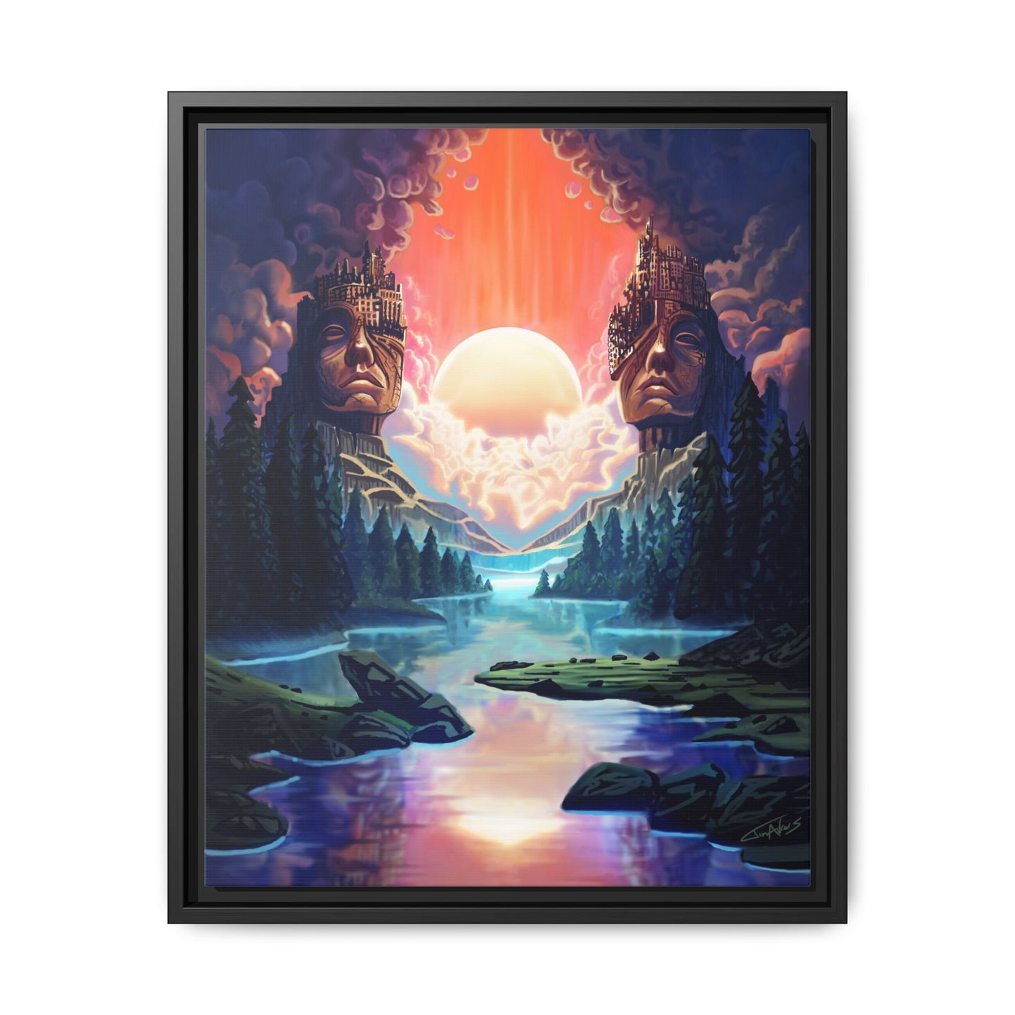 "Our Ruins" Framed canvas