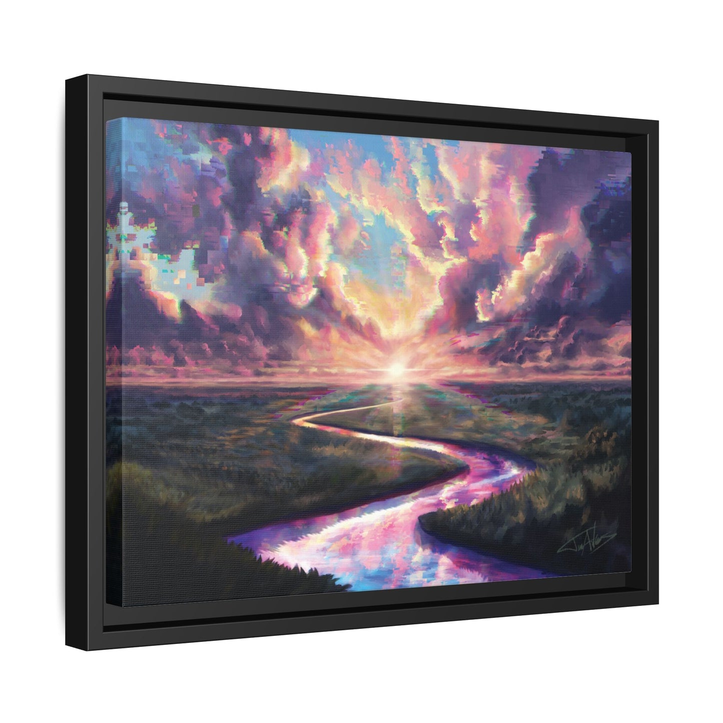 "New Horizon" Framed canvas