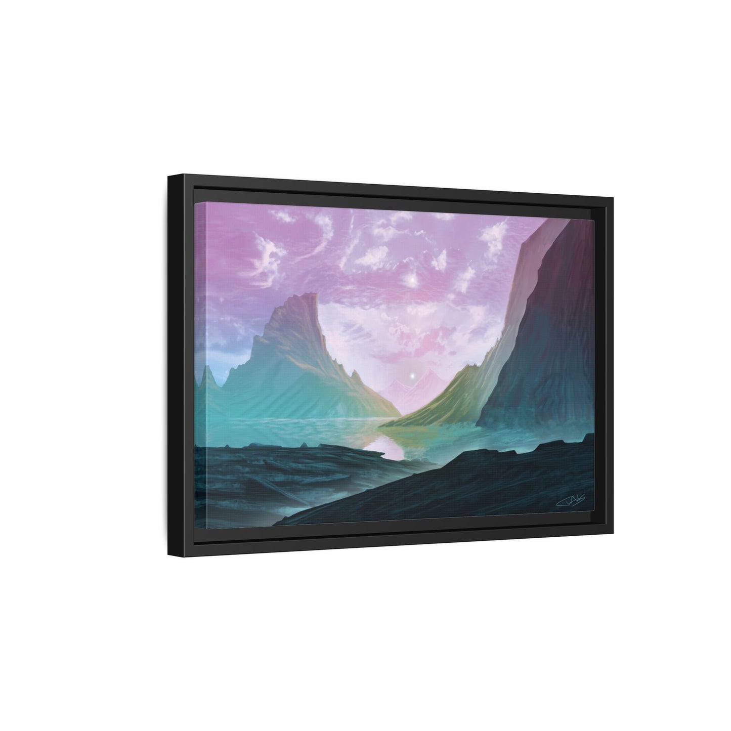 "Frontier" Framed canvas