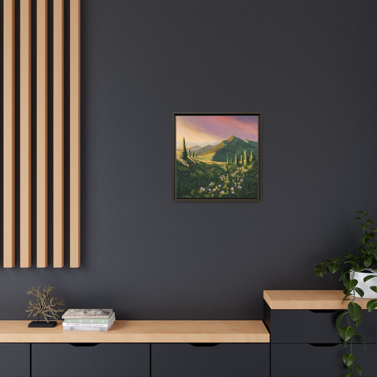 "Path of Light" Framed canvas