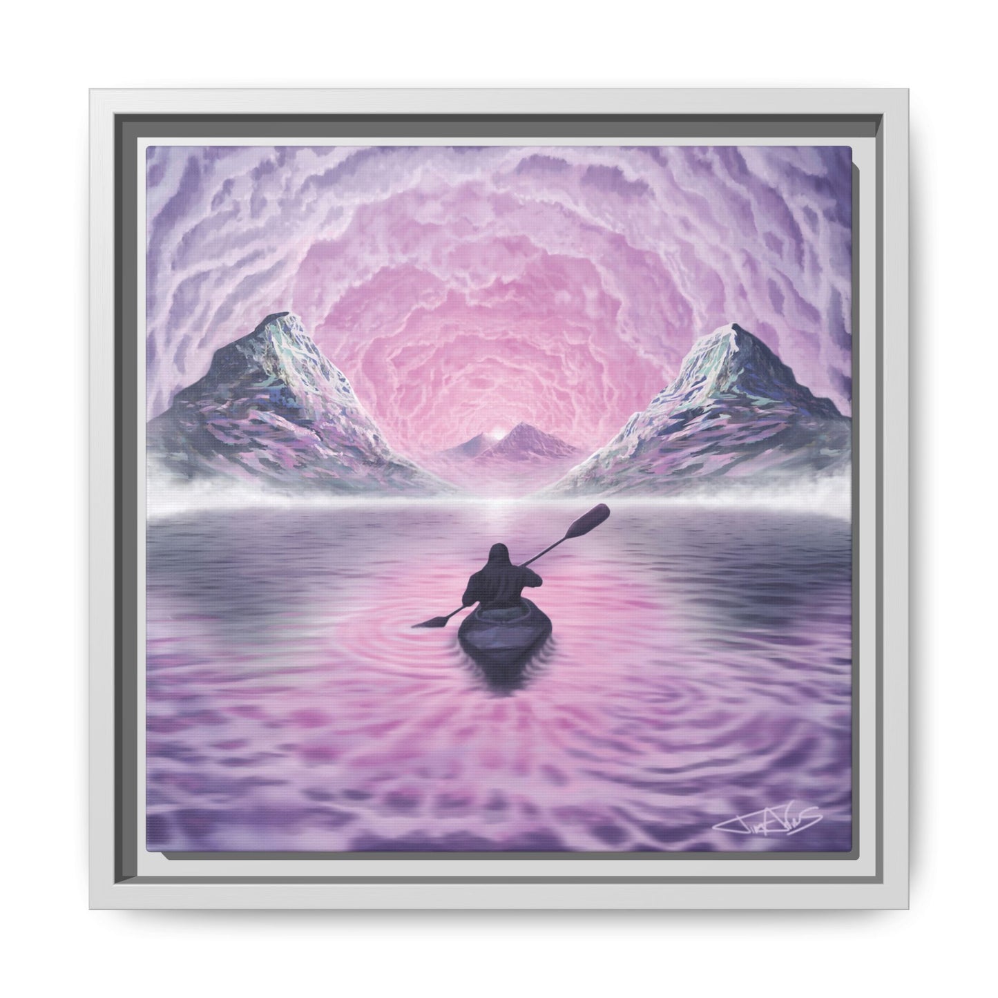 "Still Afloat" Framed canvas print