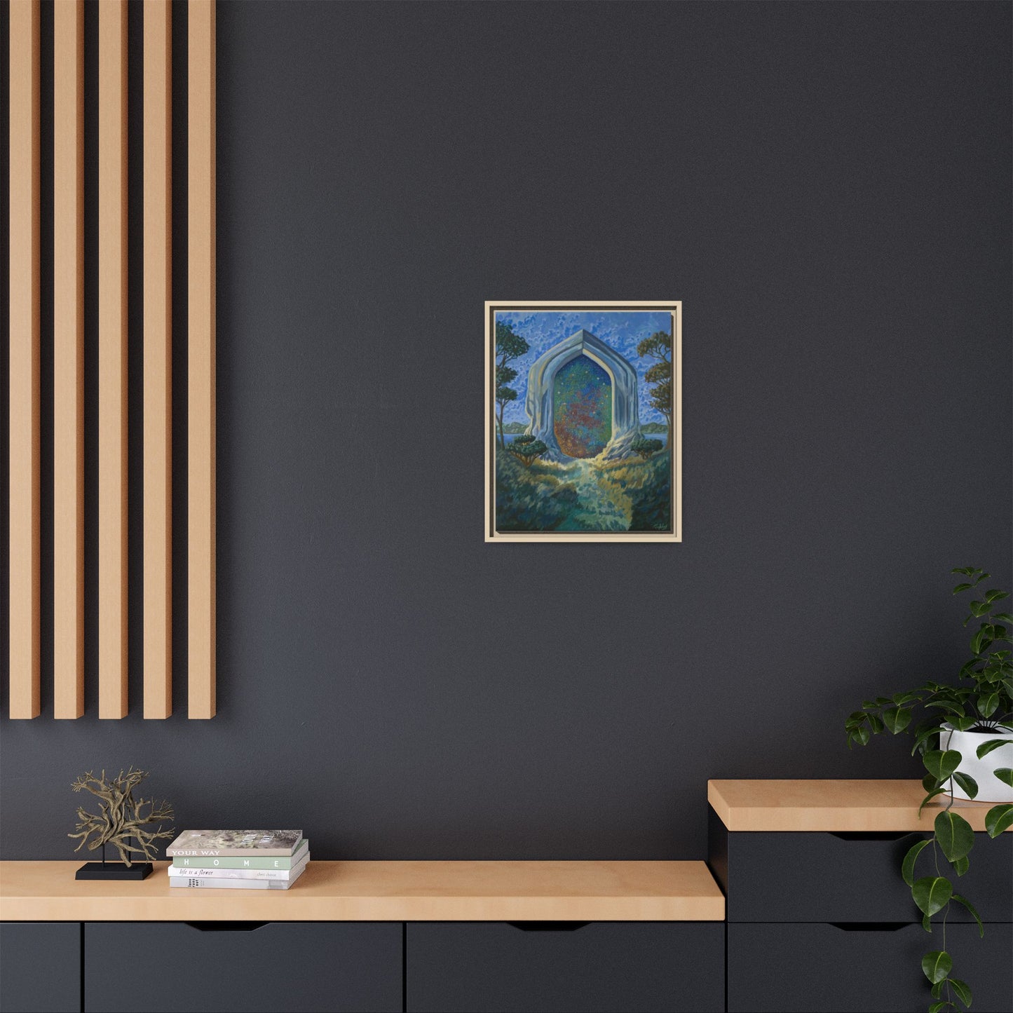"Divine Portal" Framed canvas