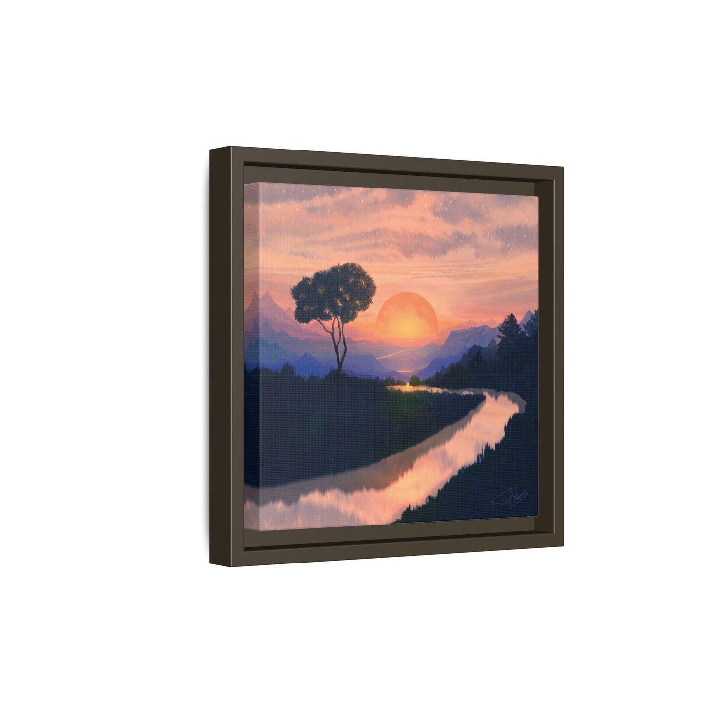 "Summer Sun" Framed canvas