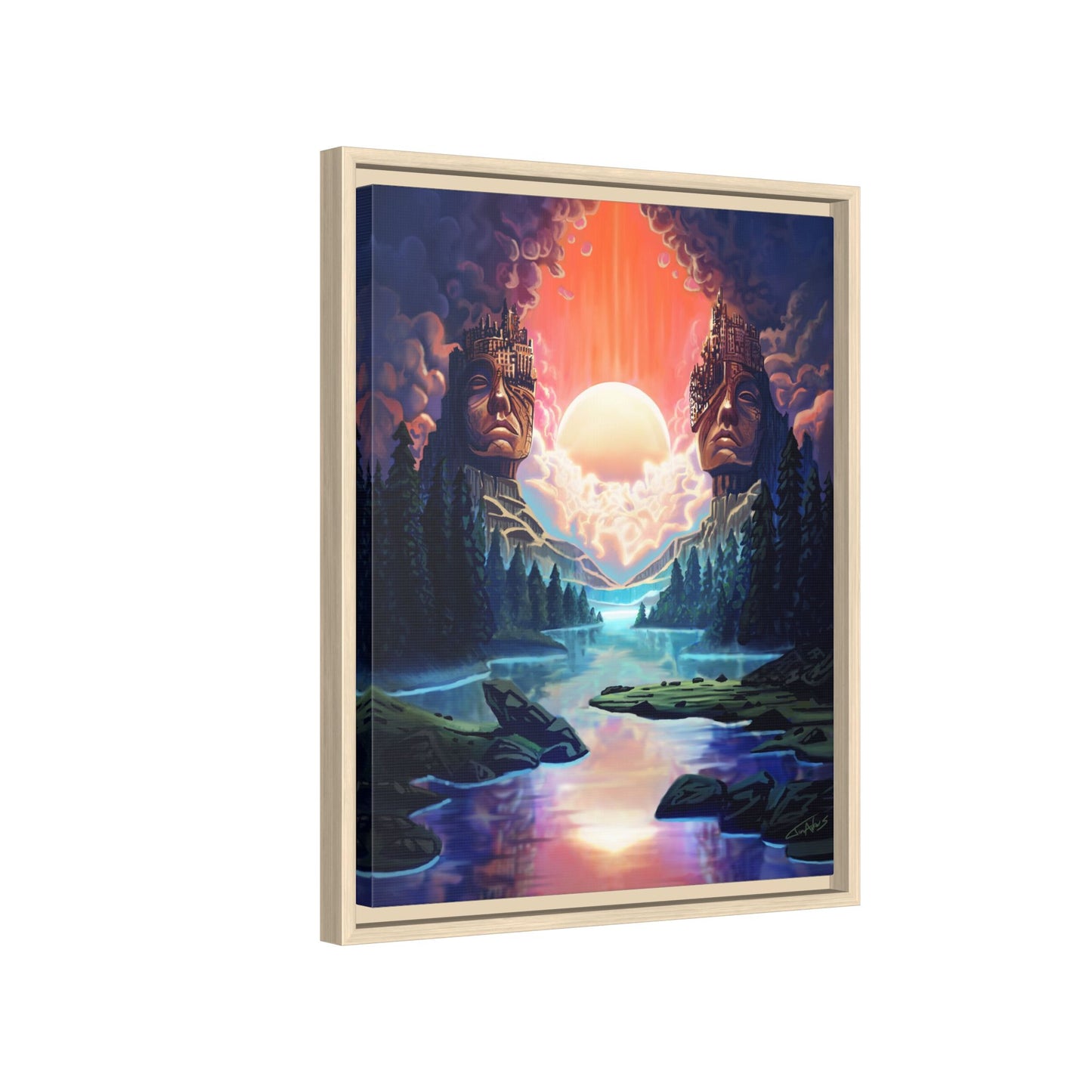 "Our Ruins" Framed canvas