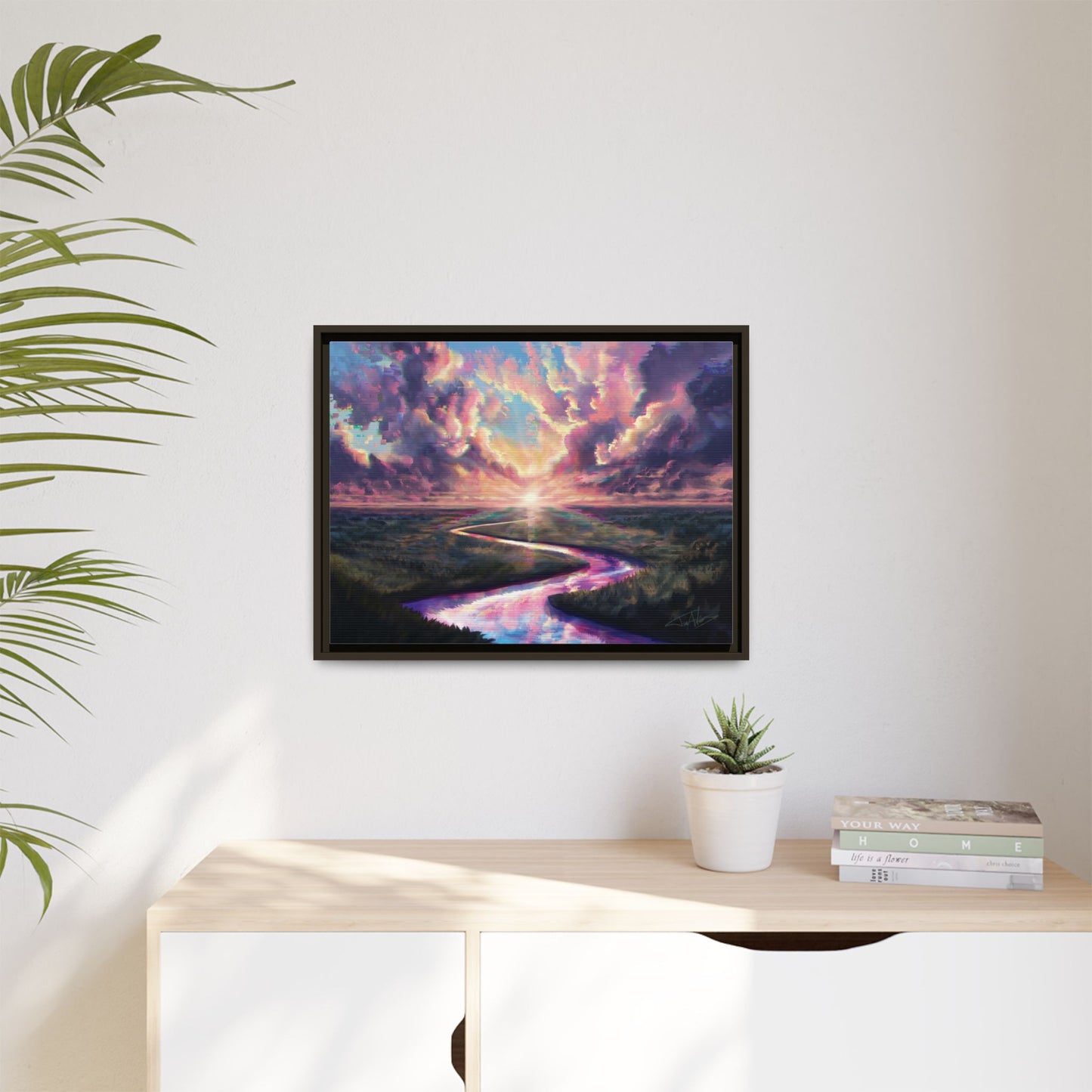 "New Horizon" Framed canvas