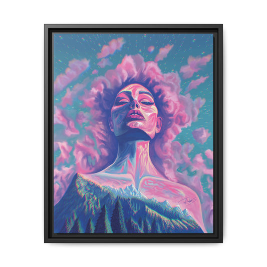 "Dusk" Framed canvas