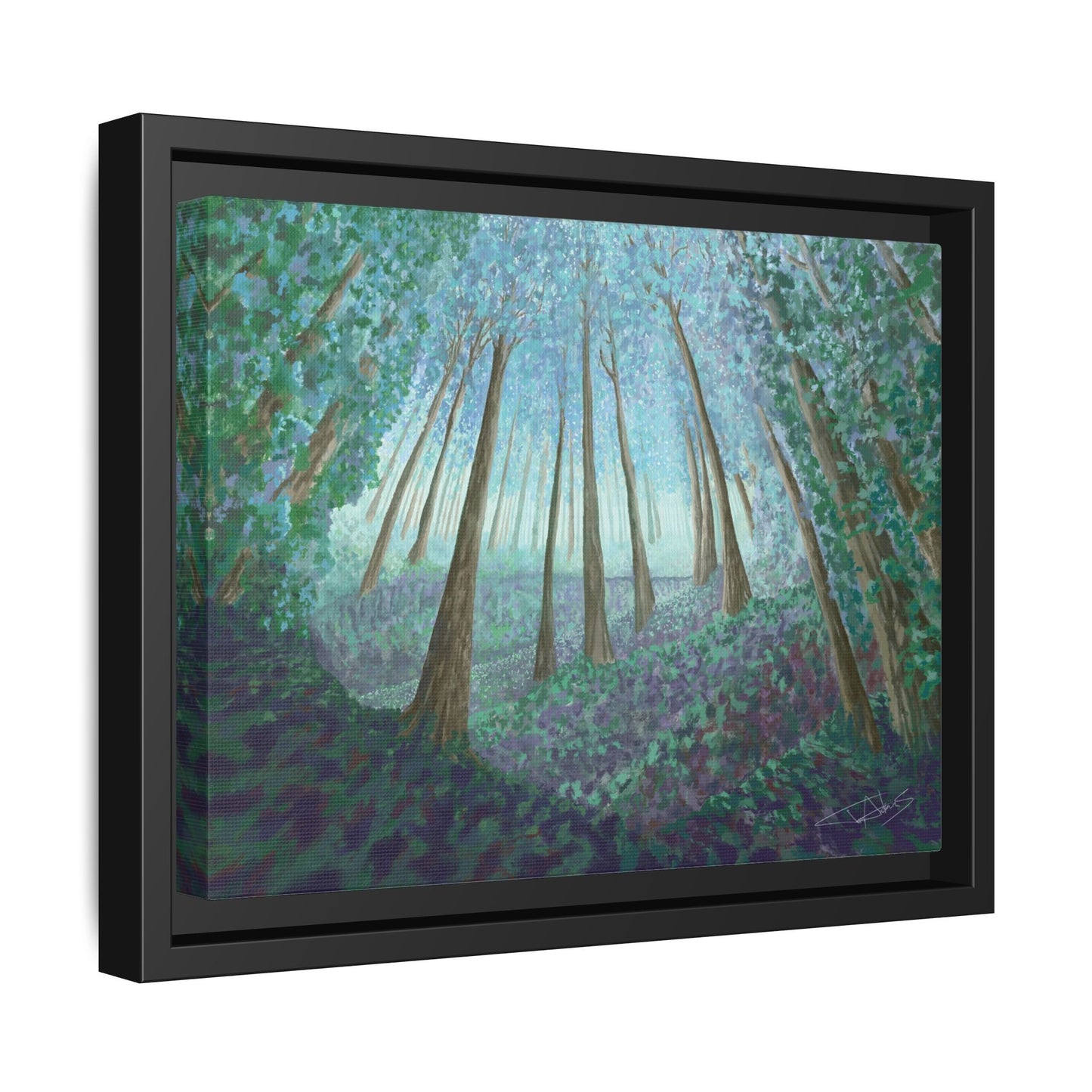 "Cathedral of Trees" Framed canvas