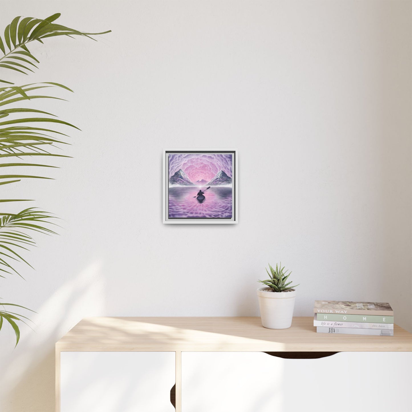 "Still Afloat" Framed canvas print