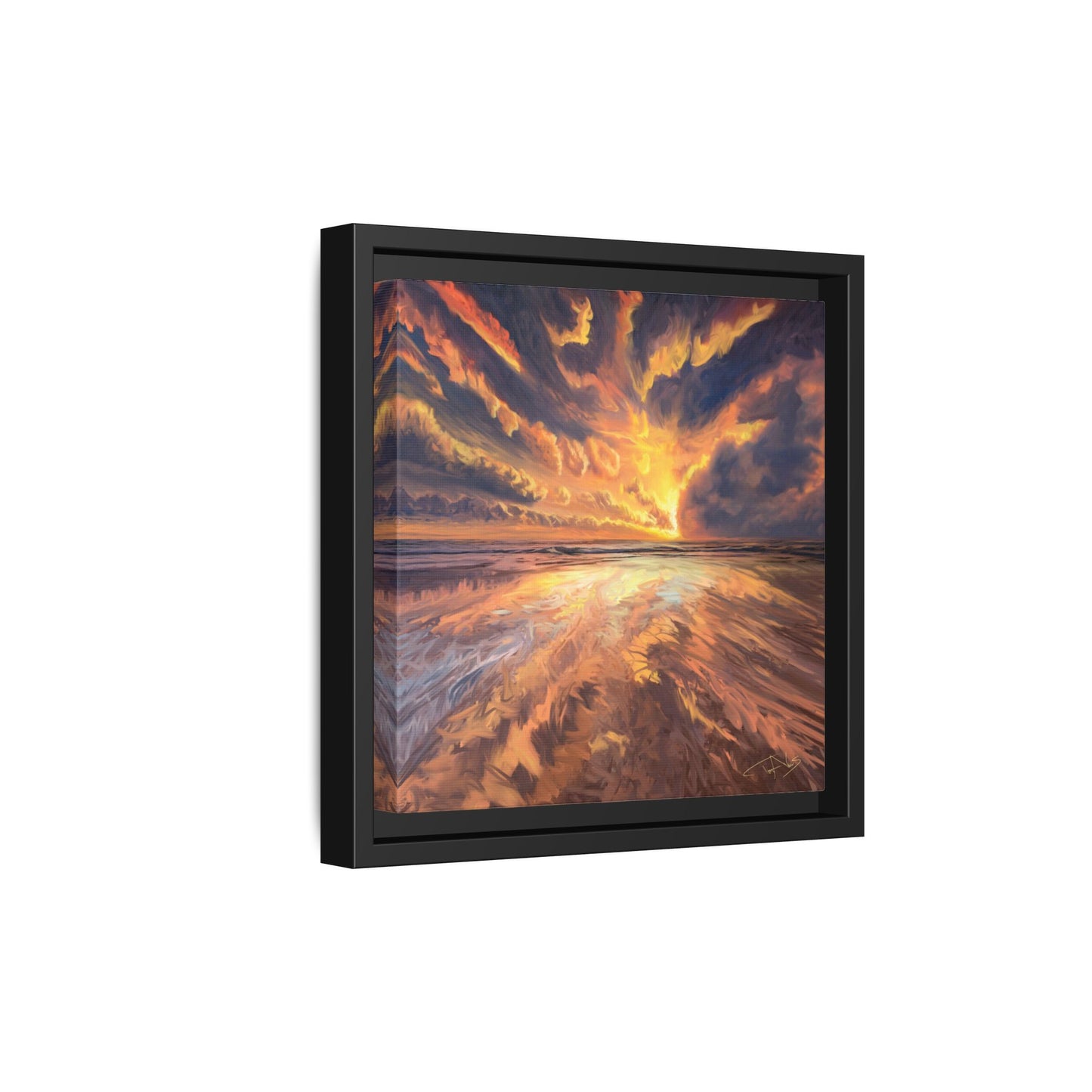 "Approaching the Infinite" Framed canvas