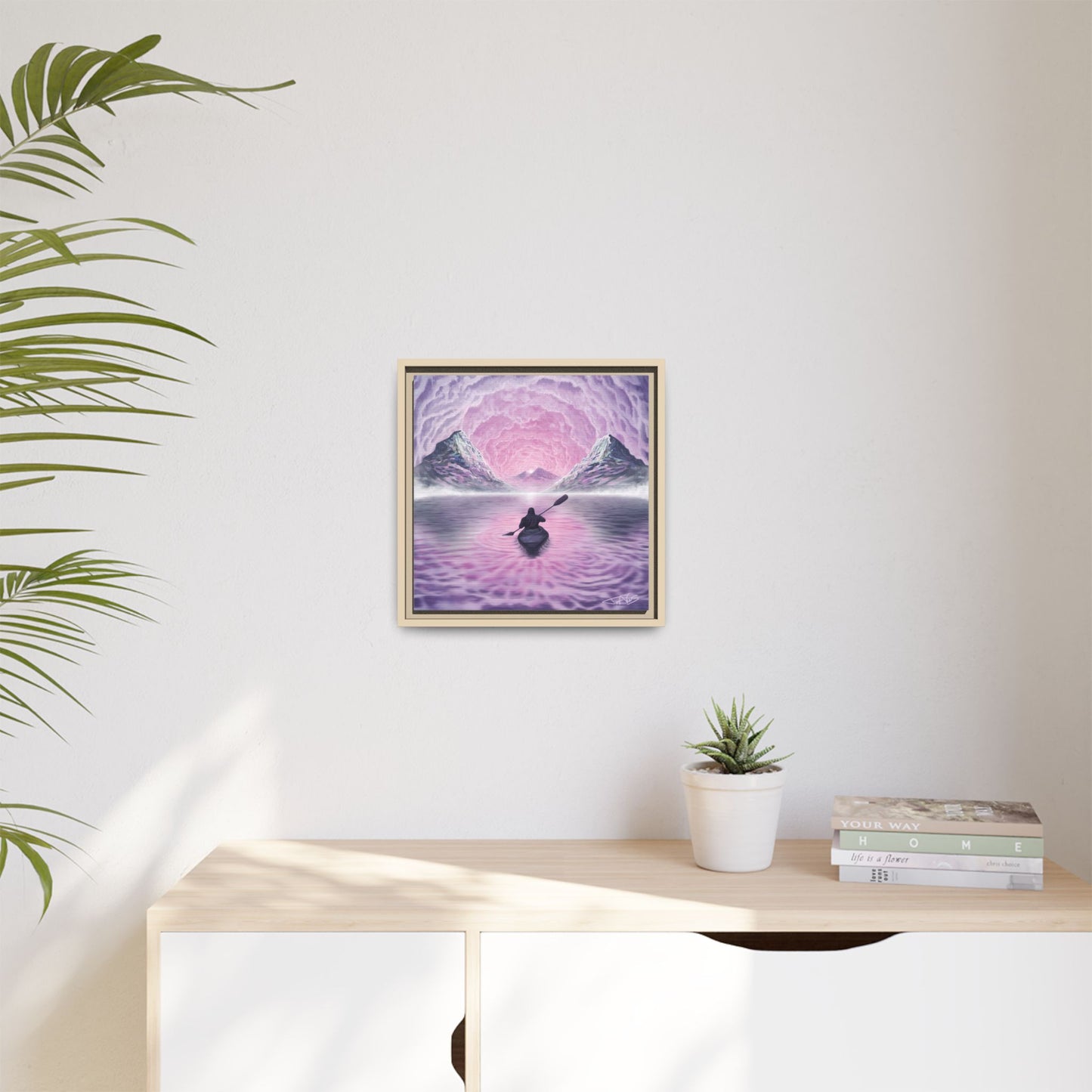 "Still Afloat" Framed canvas print