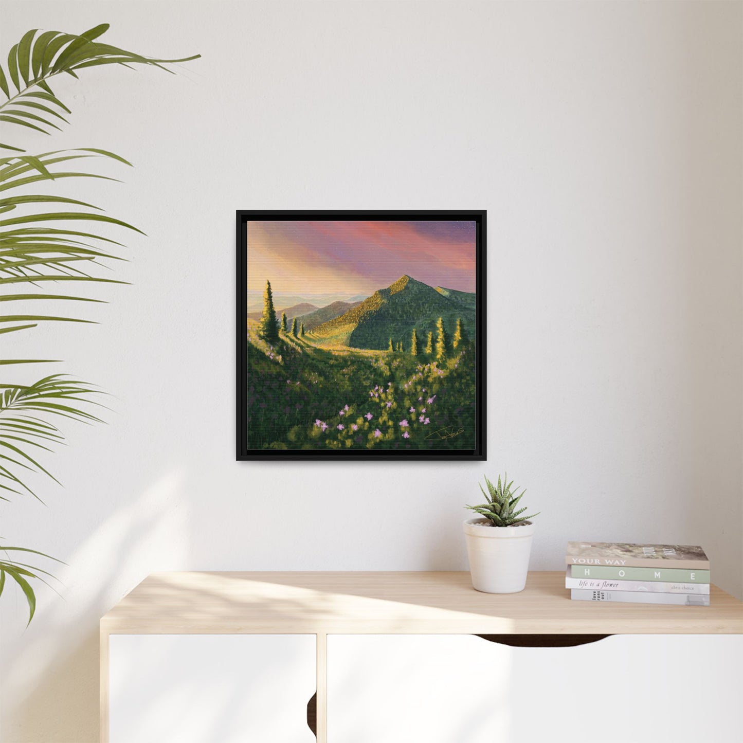 "Path of Light" Framed canvas