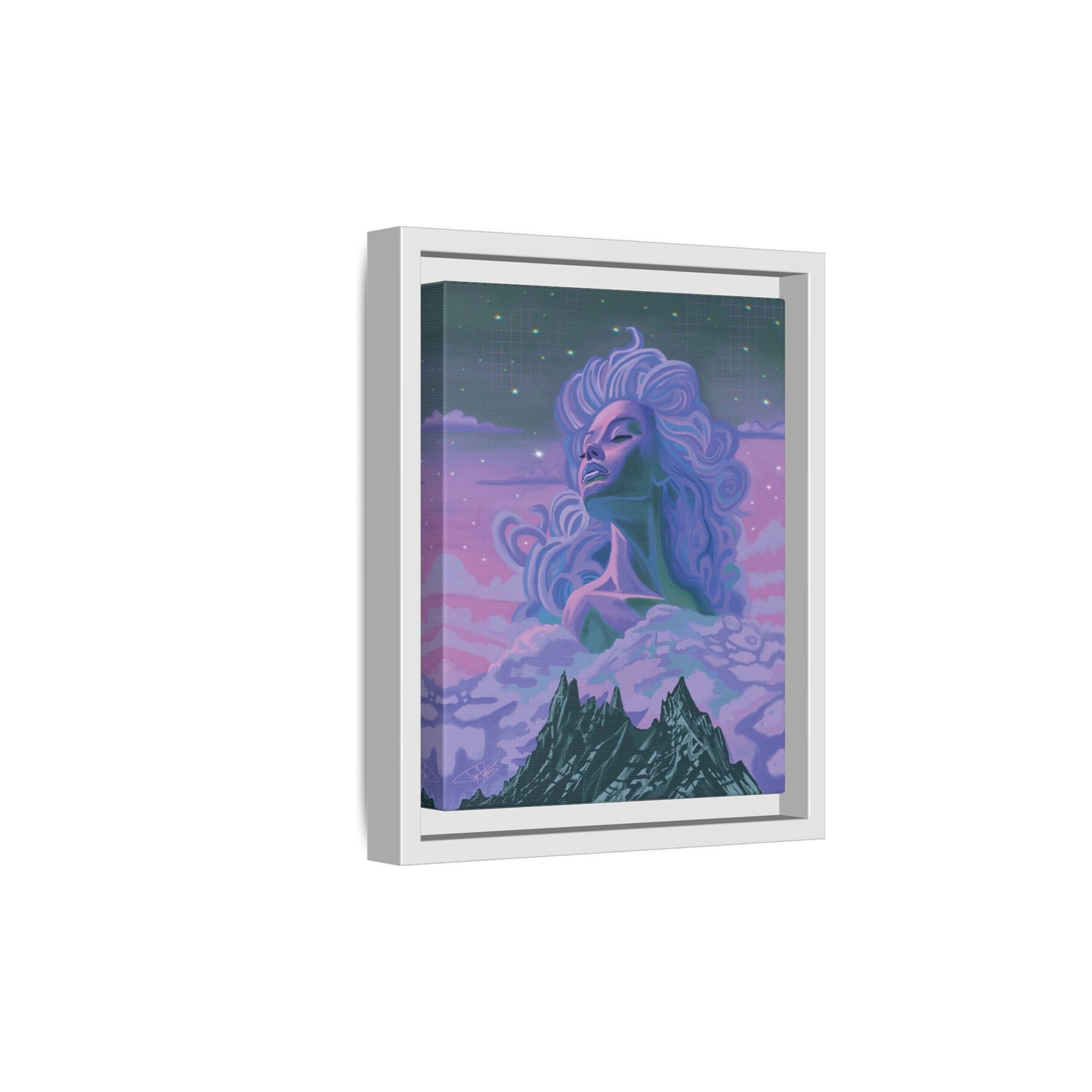 "Nightfall" Framed canvas