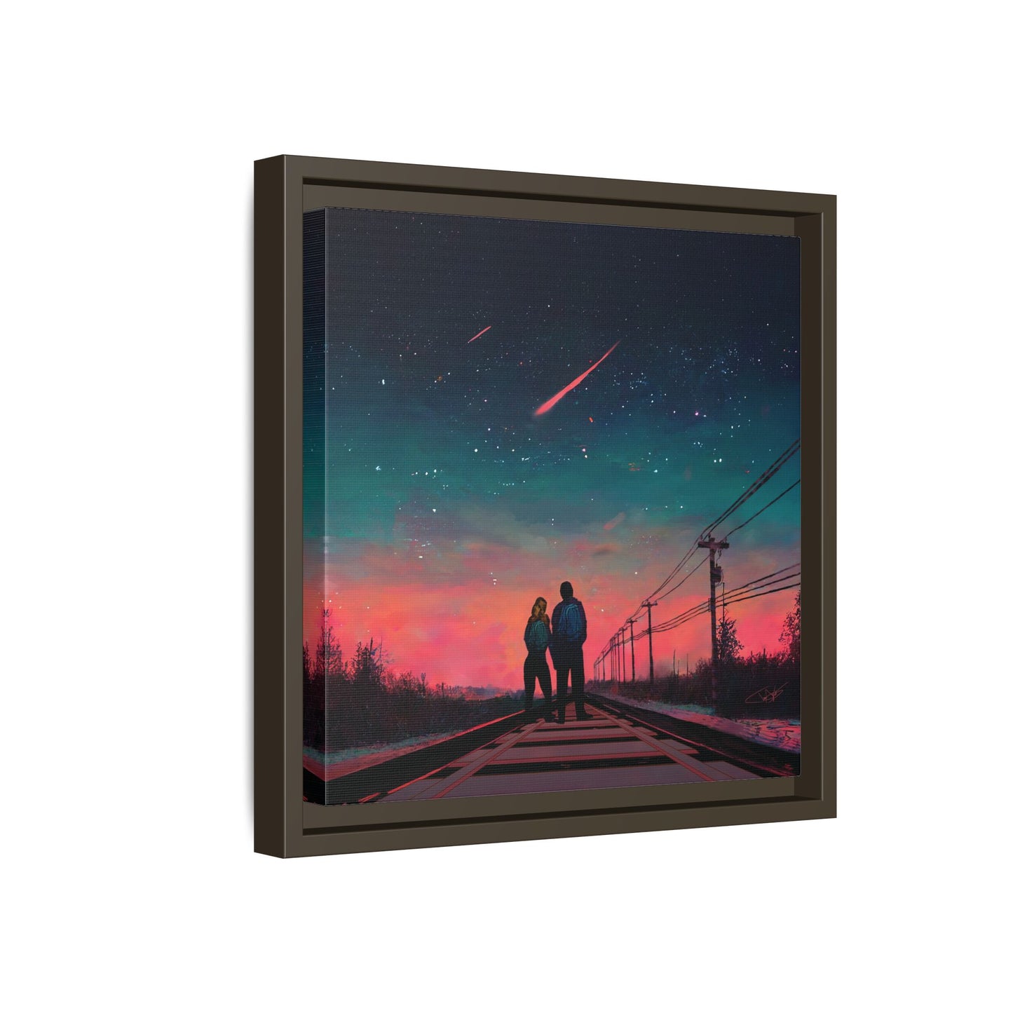 "Time Stood Still" Framed canvas