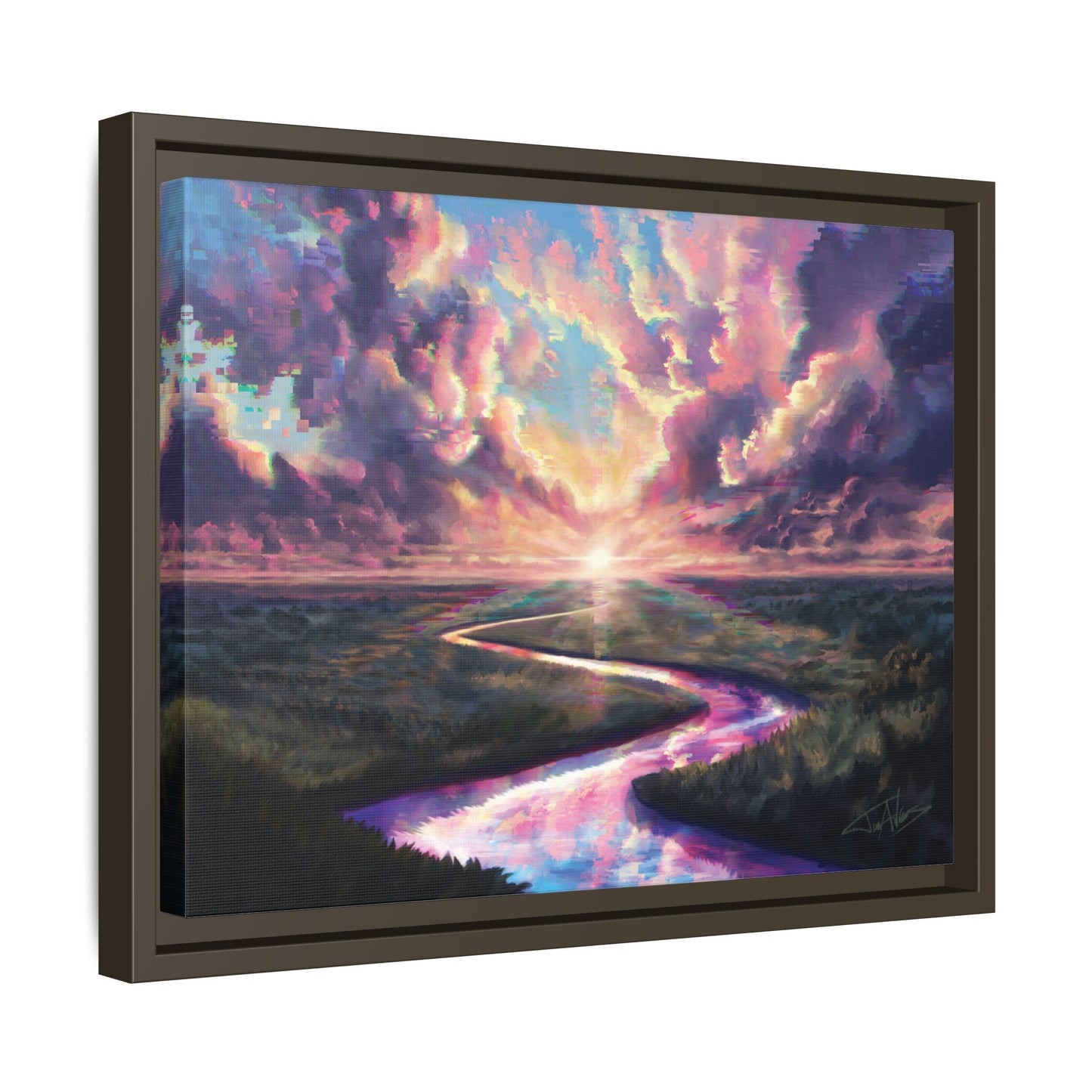 "New Horizon" Framed canvas