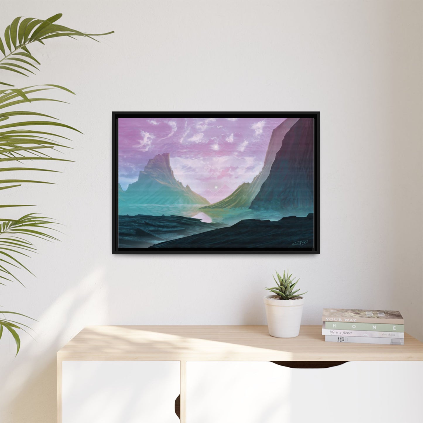 "Frontier" Framed canvas