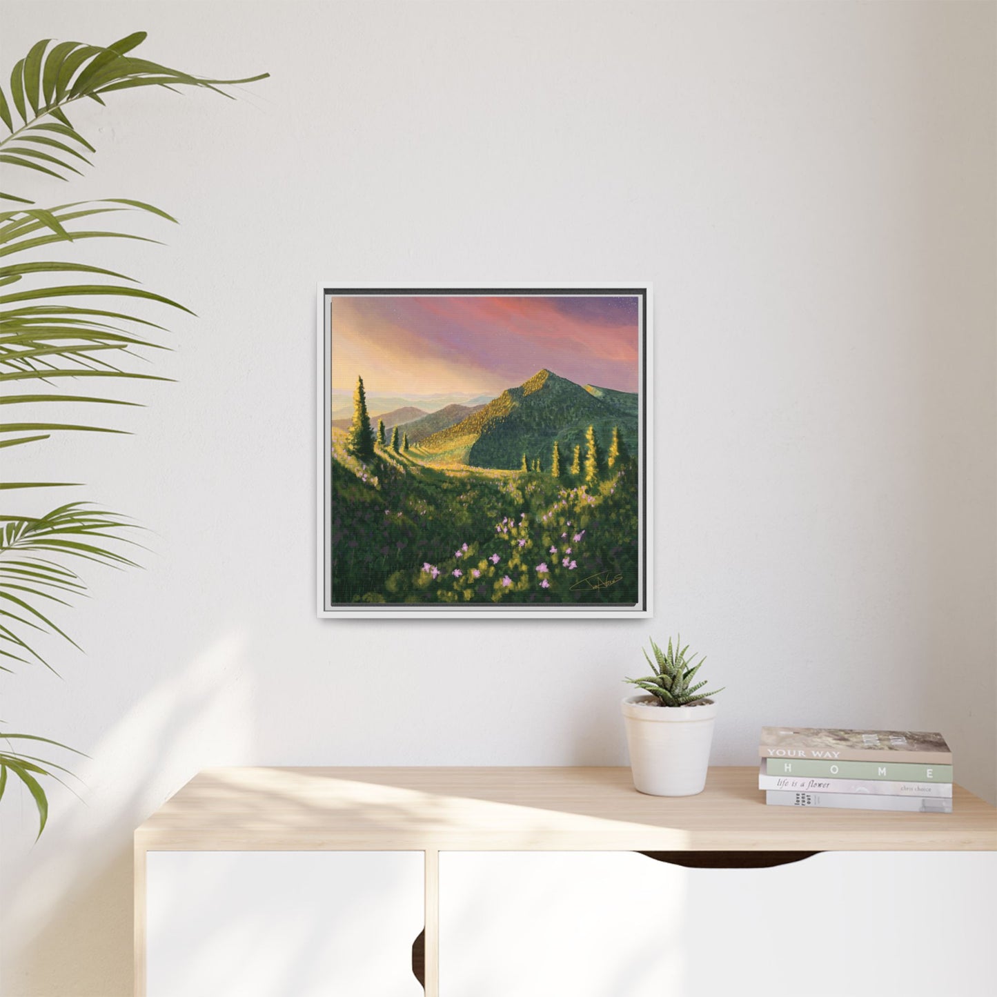 "Path of Light" Framed canvas