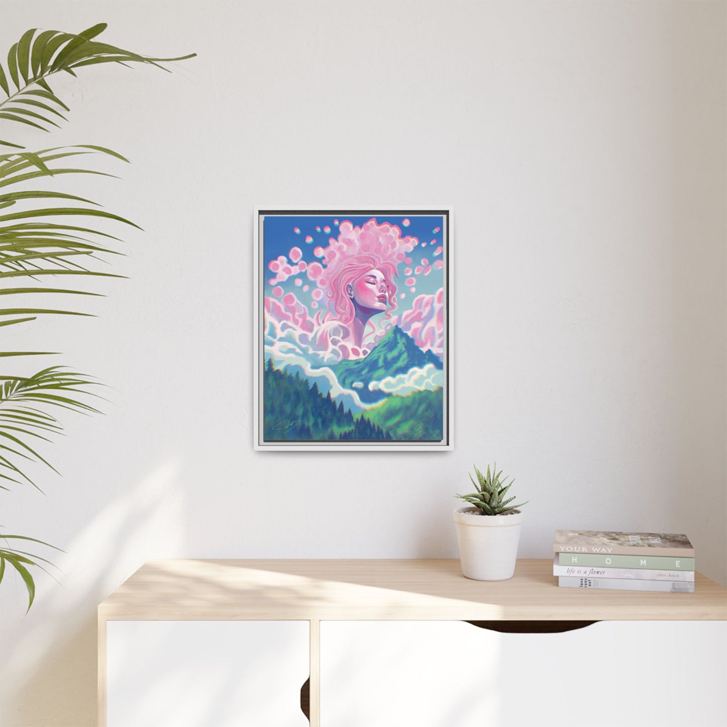 "Dawn" Framed canvas