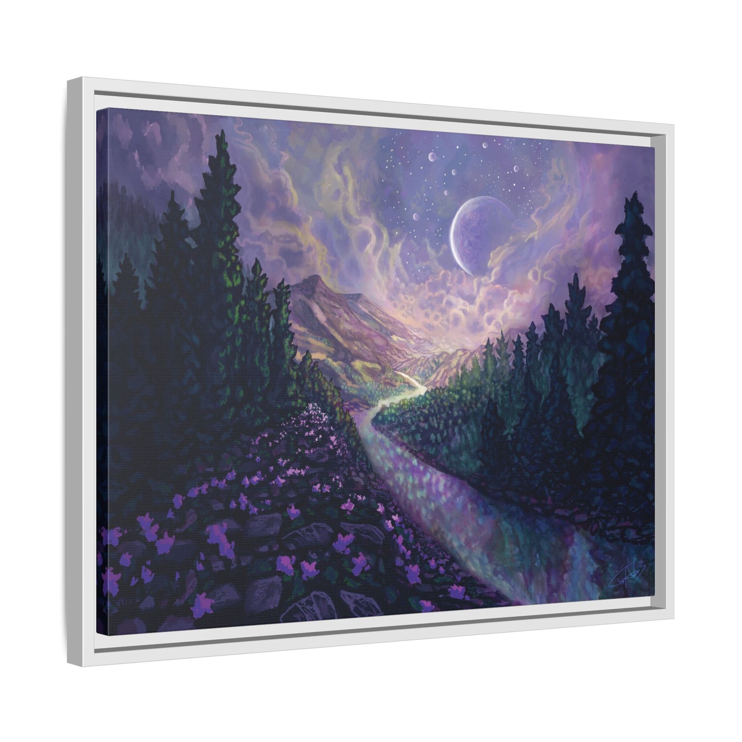 "Stella Nox" Framed canvas