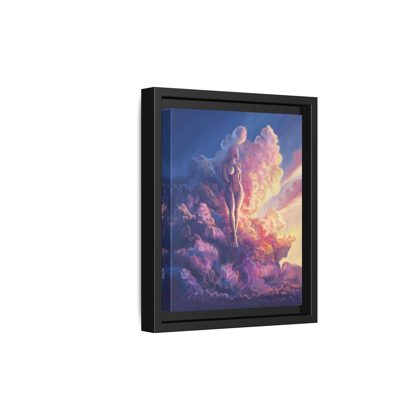 "Queen of Clouds" Framed canvas