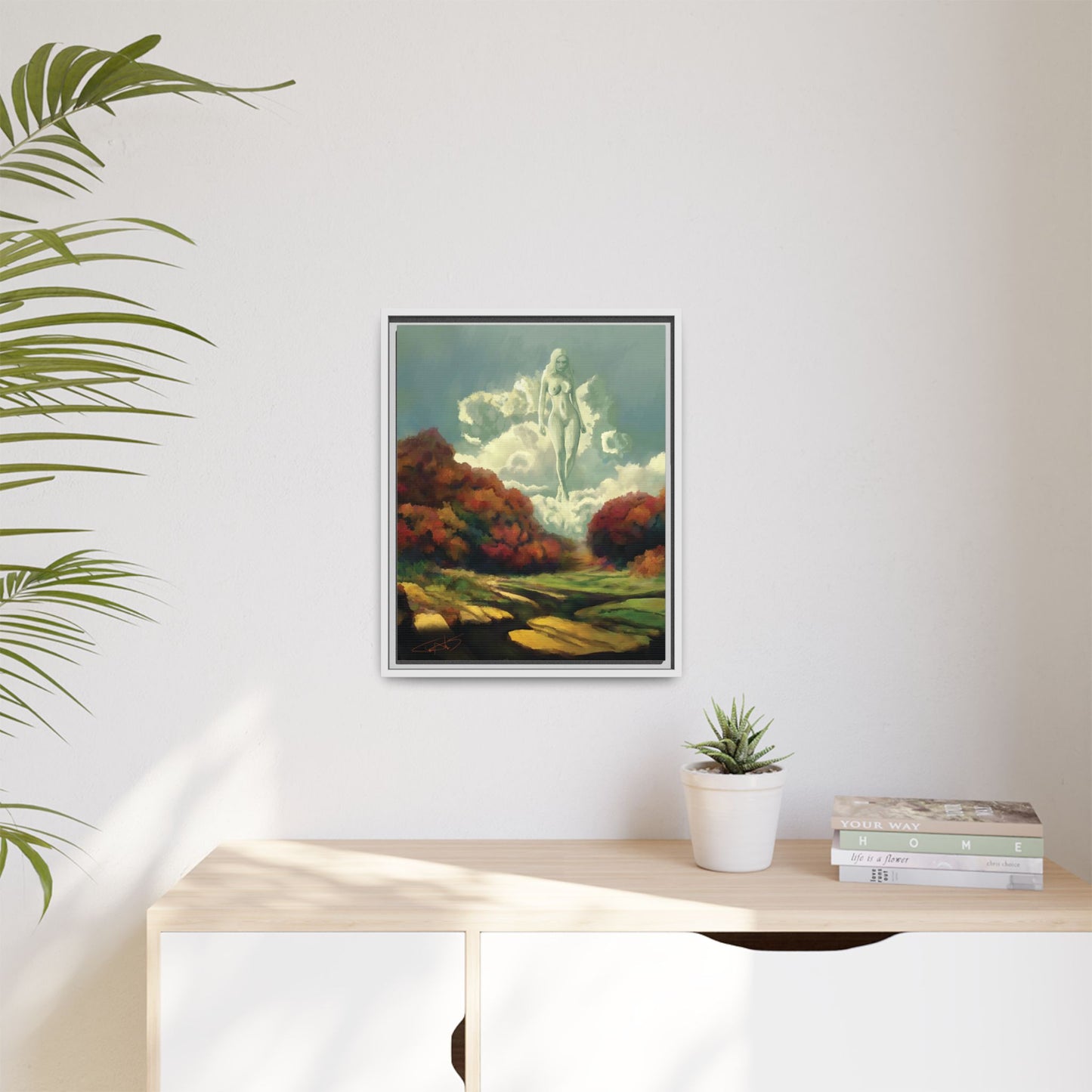 "Nephology" Framed canvas