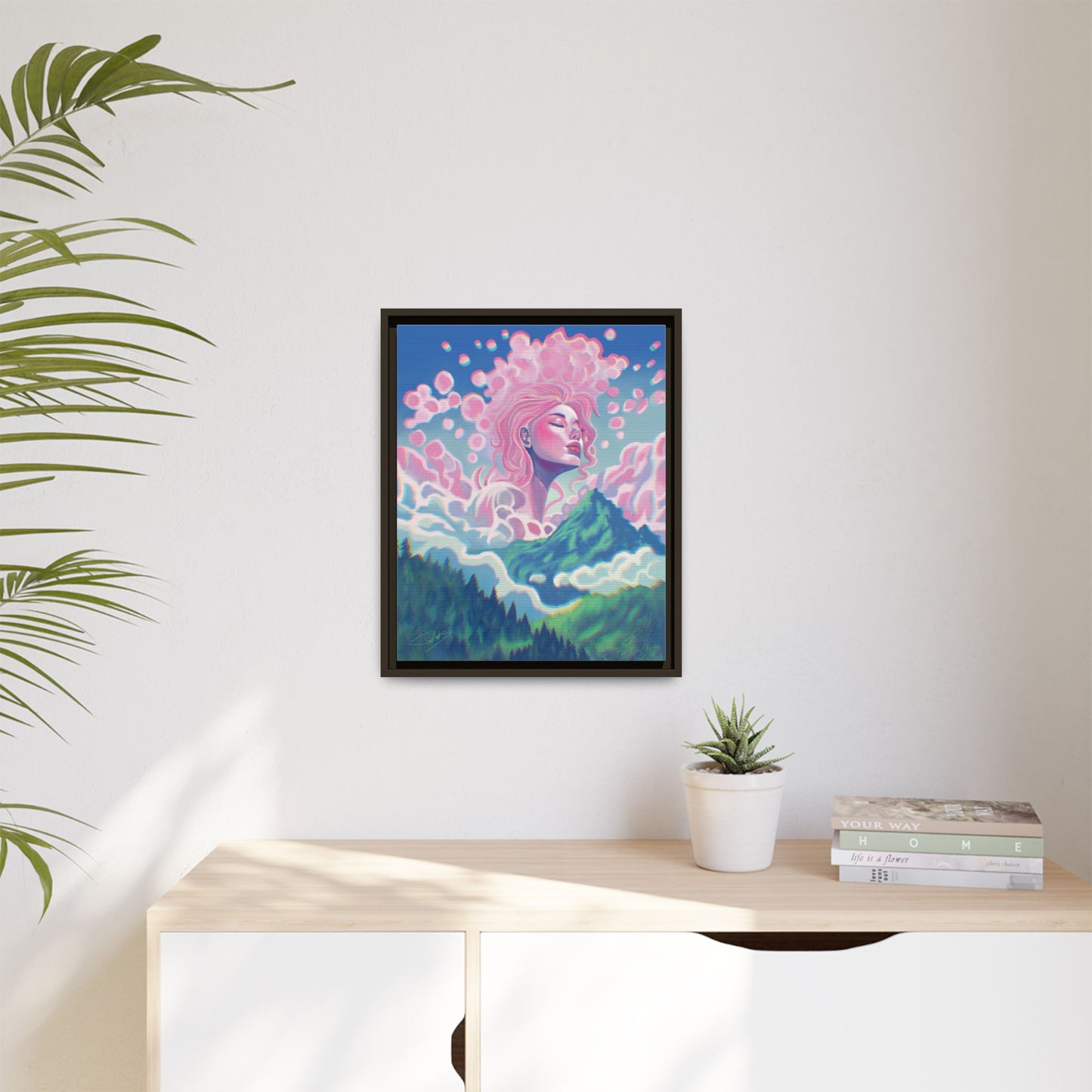 "Dawn" Framed canvas