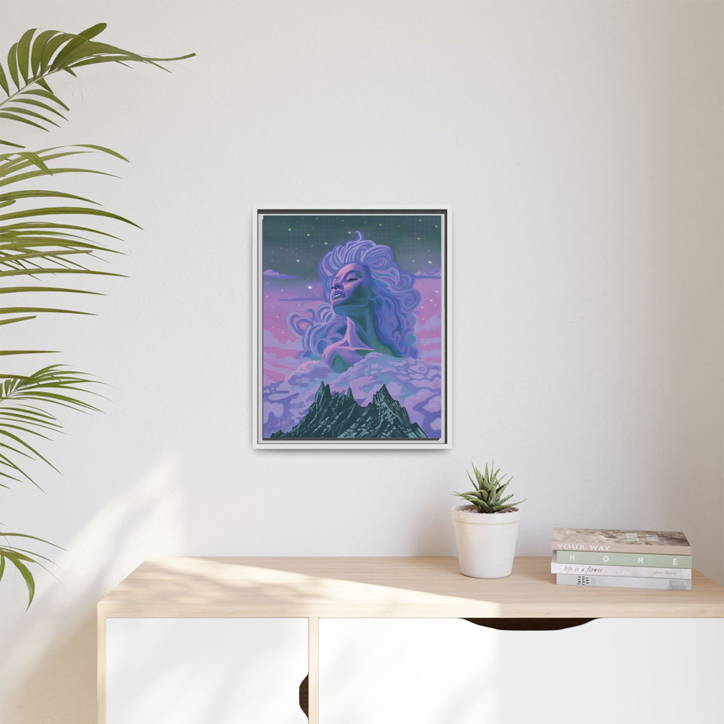 "Nightfall" Framed canvas