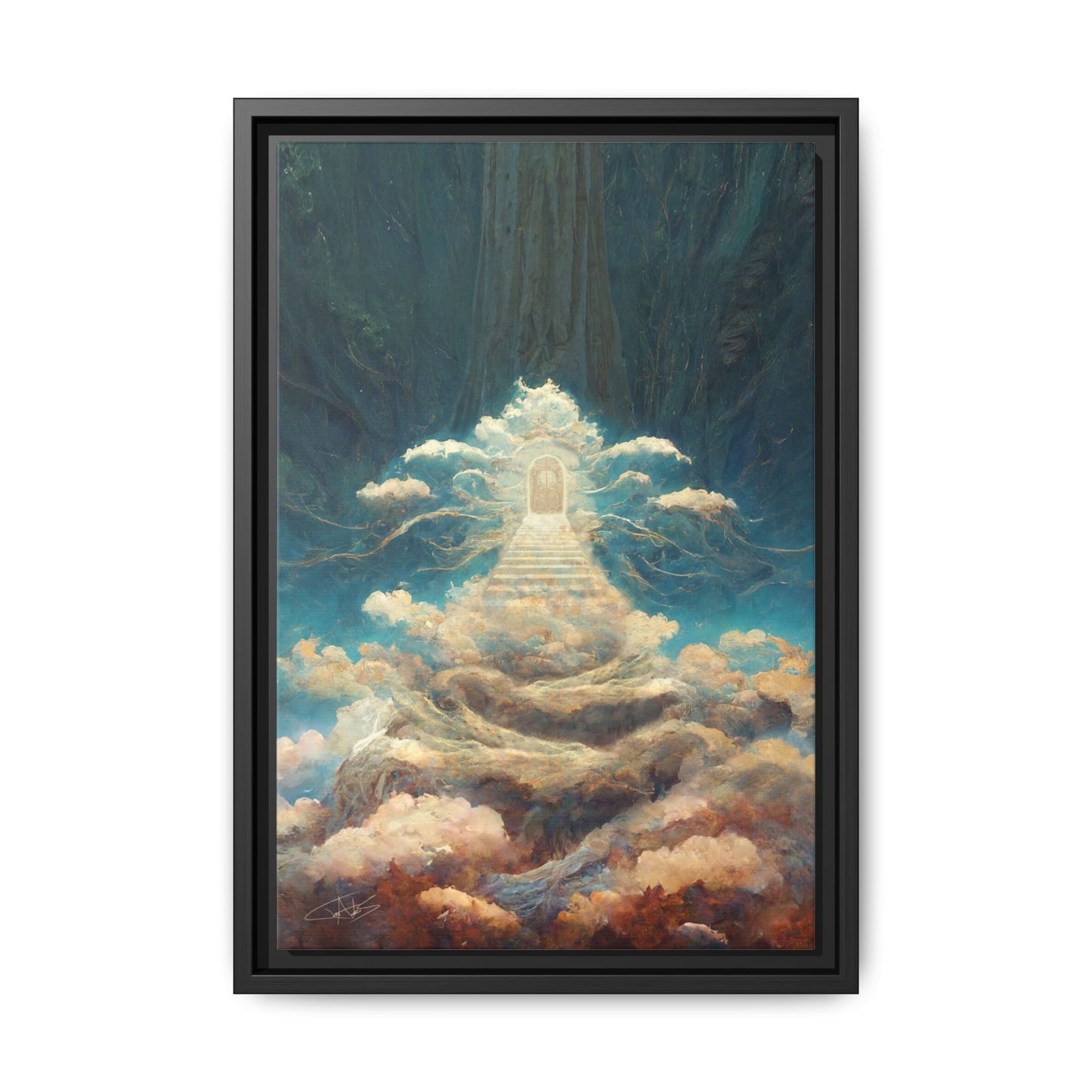 "Stairway to Heaven" Framed canvas