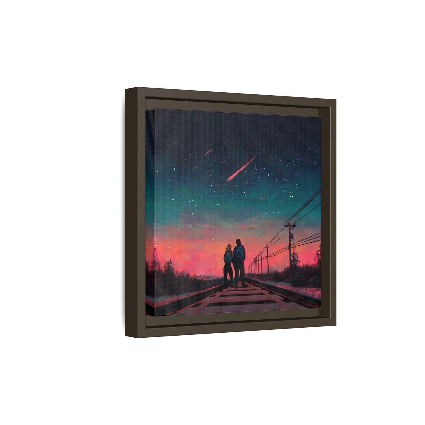"Time Stood Still" Framed canvas