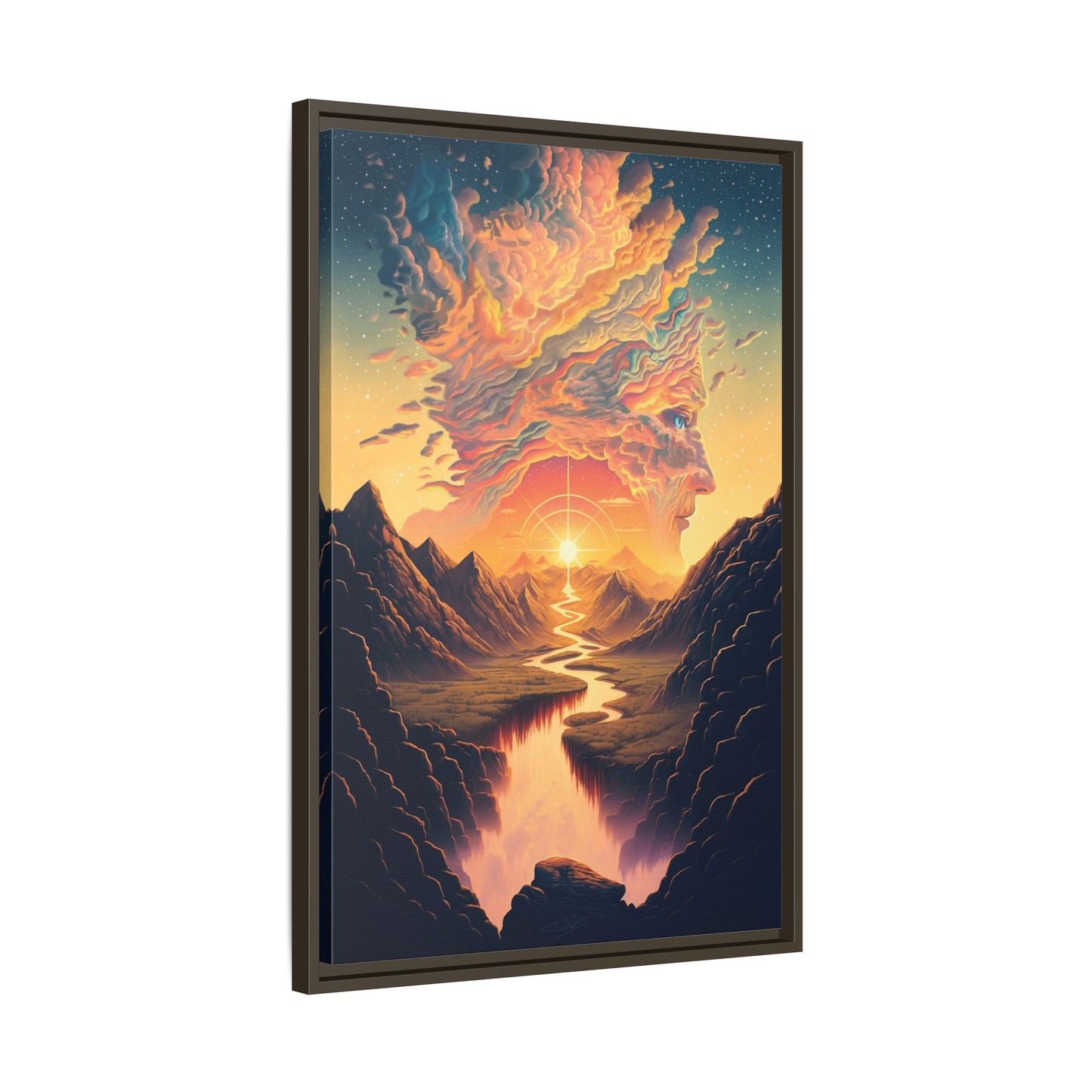 "Mindscape" Framed canvas