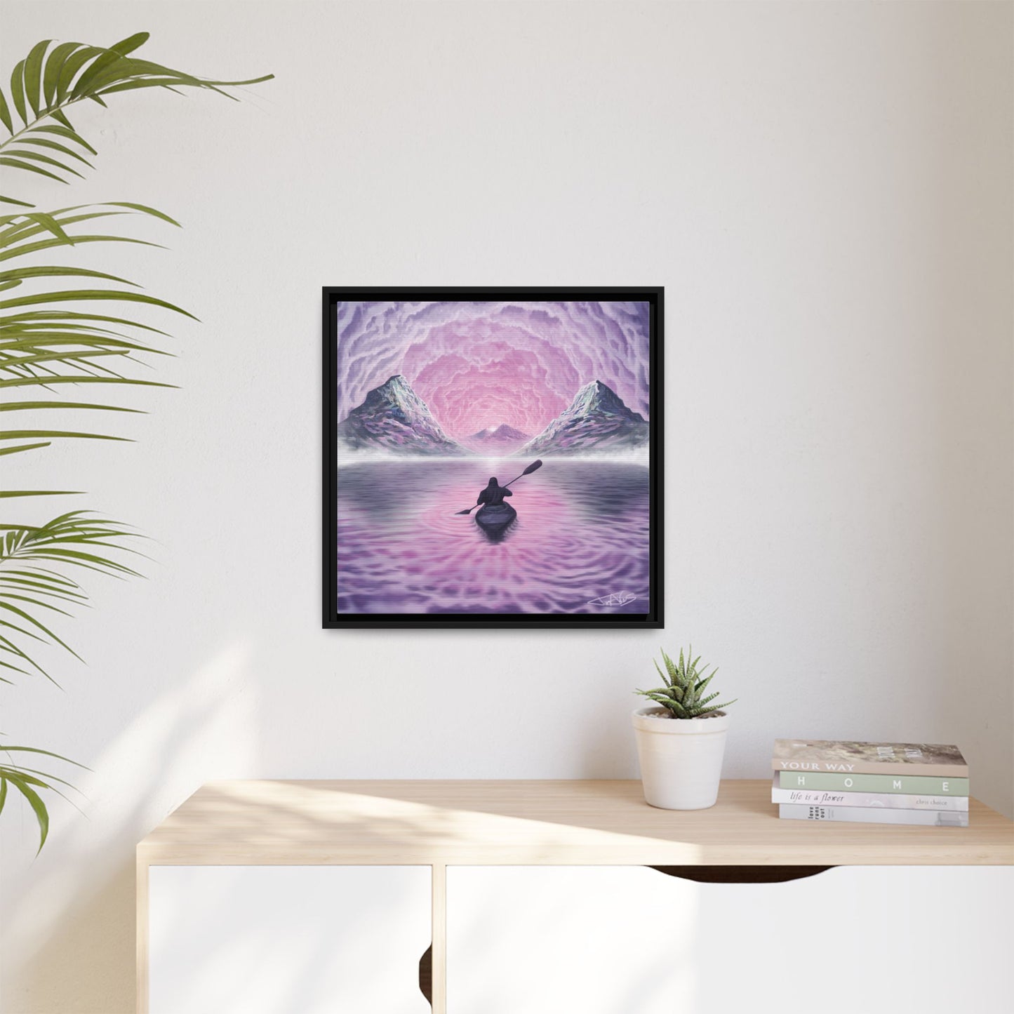 "Still Afloat" Framed canvas print